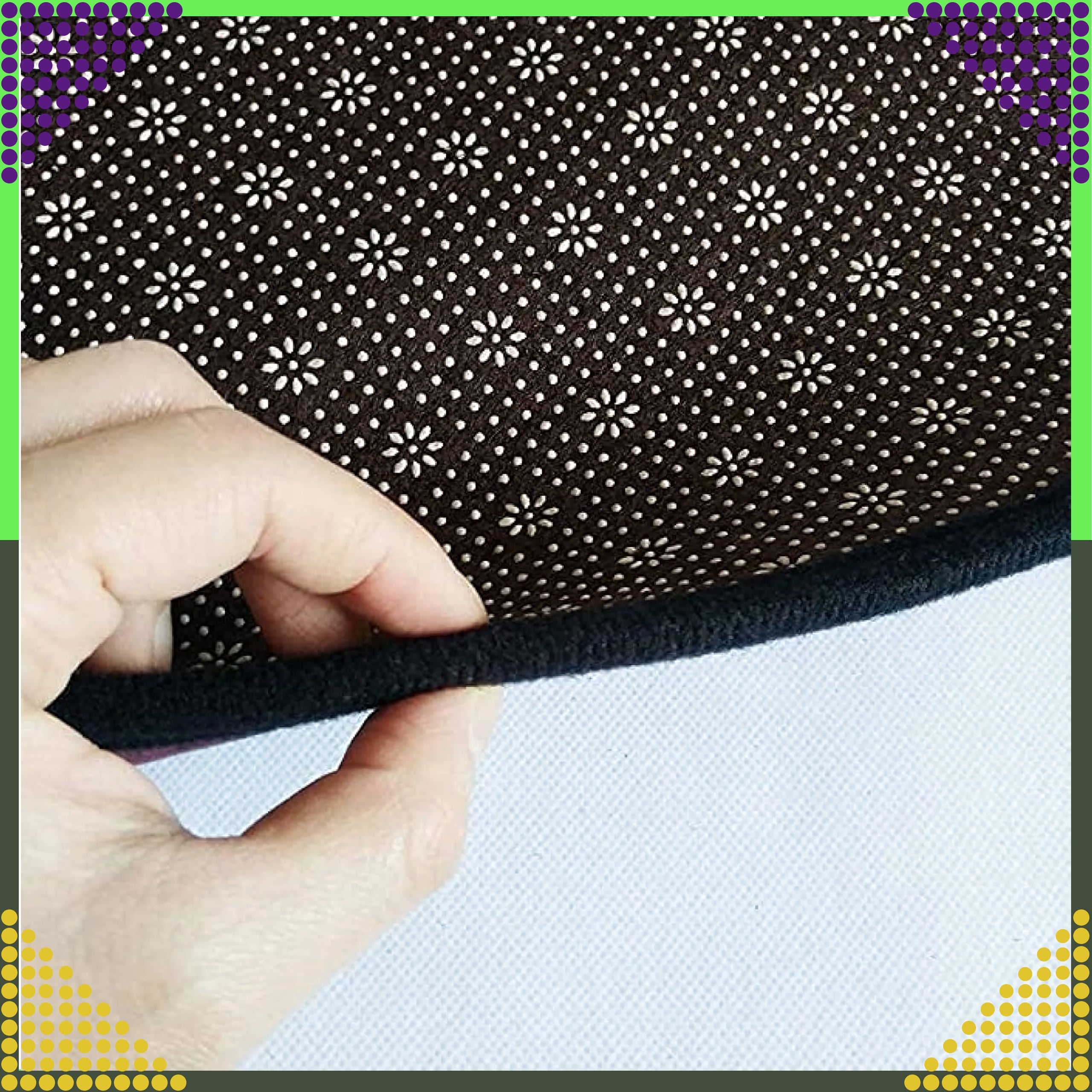 Chodnik Dywanik Mata Wycieraczka z Efektem 3D Iluzja Biała Dziura 50x80cm