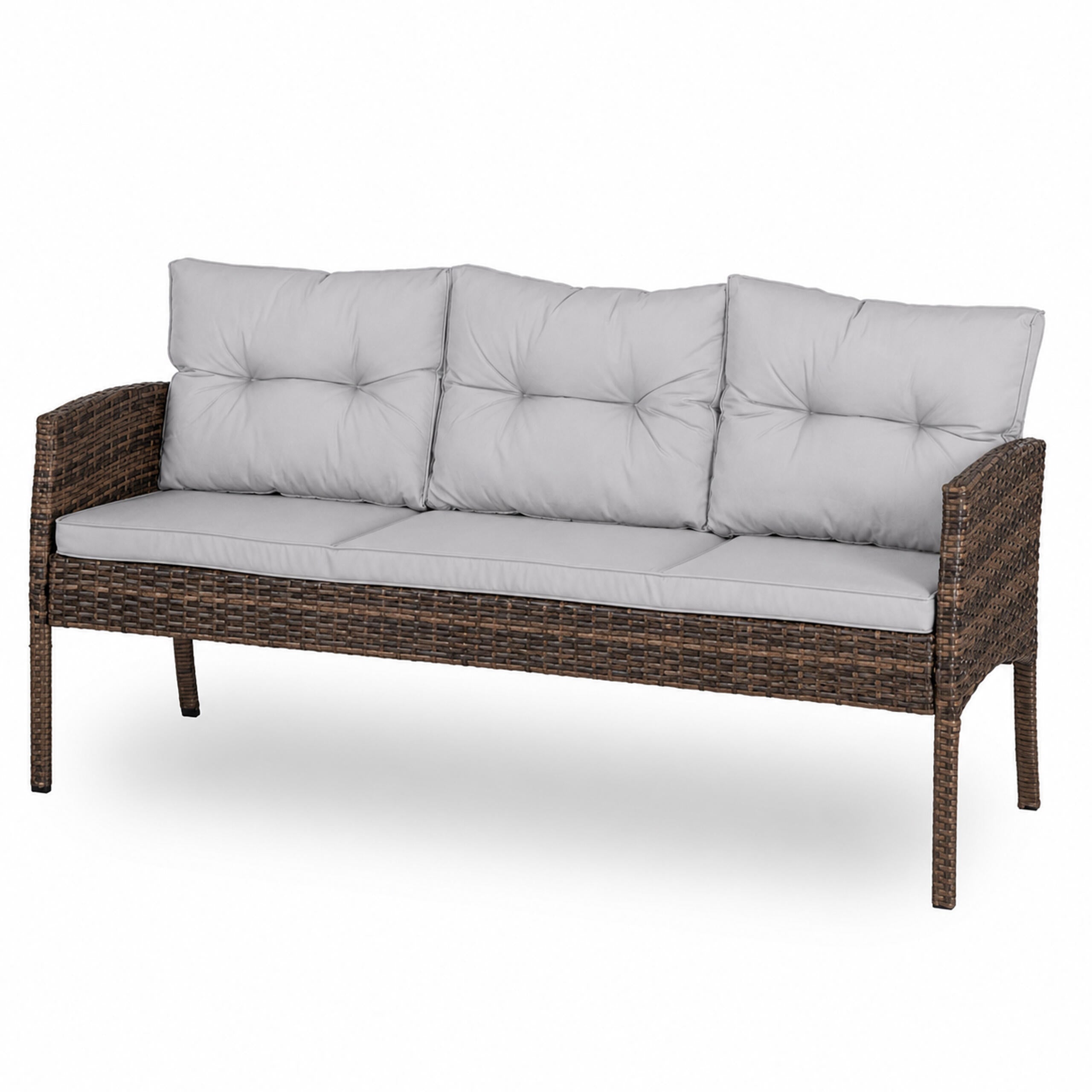 6-Piece Outdoor Rattan Furniture Set for Patio and Garden
