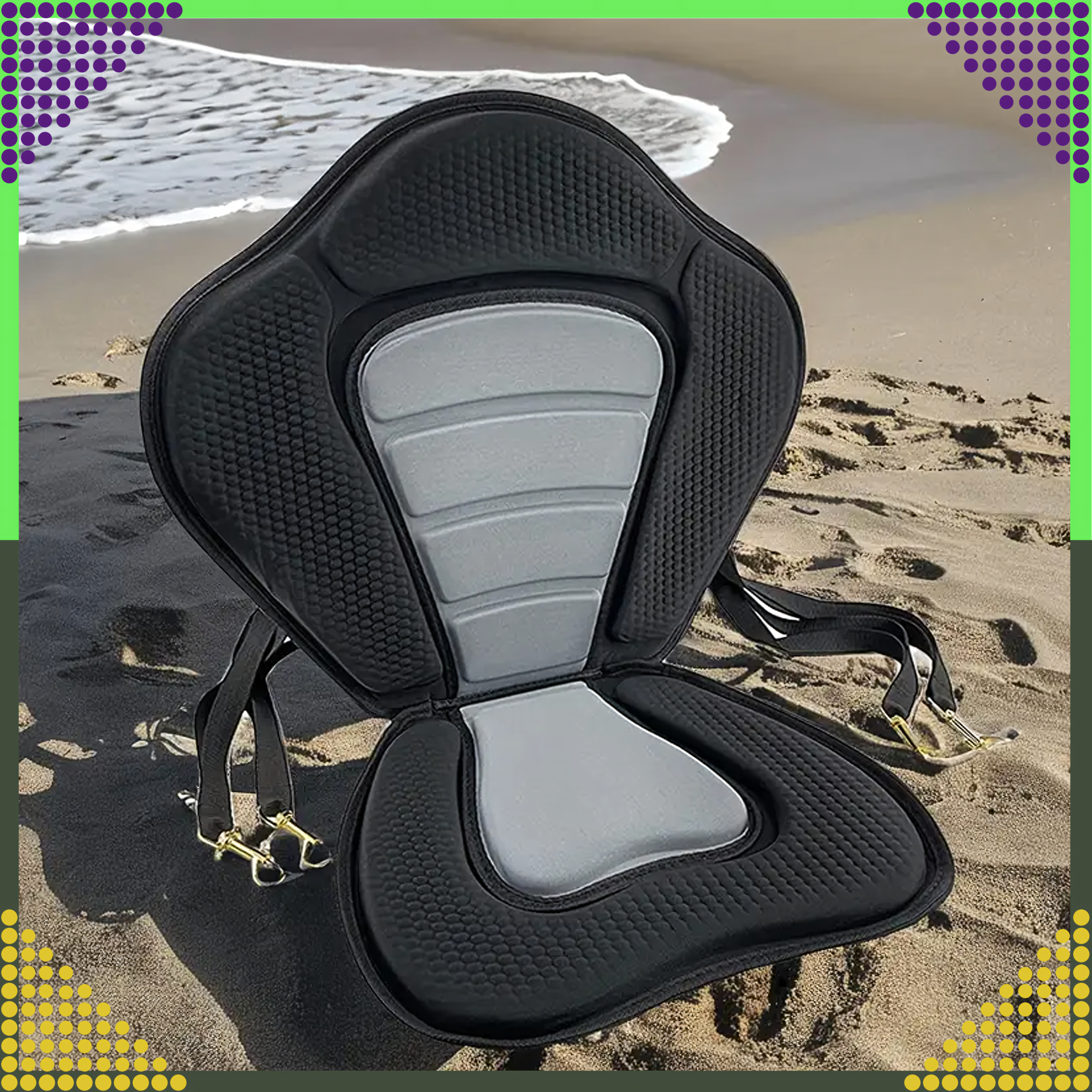 Seljatoega istmepadi süstale SUP-laudadele, pehme, eemaldatav, kerge