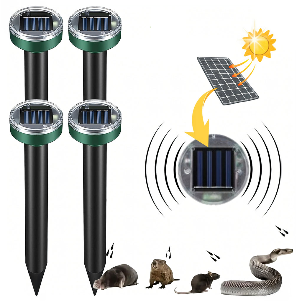 600x päikesepatareiga mutipeletaja ultraheliga tugev komplekt 4 tk