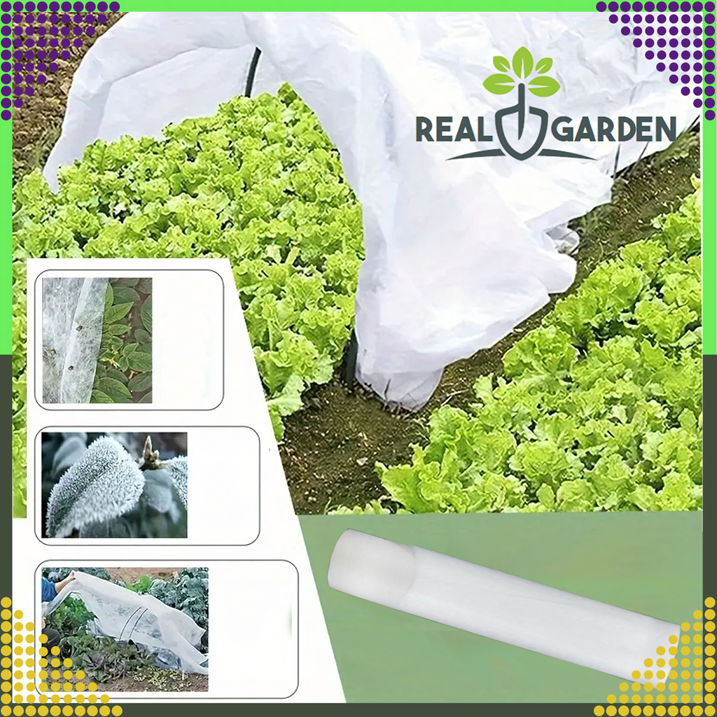 Talvine kattekangas agrotekstiil 50g 1.6m x 100m valge paks isolatsioon