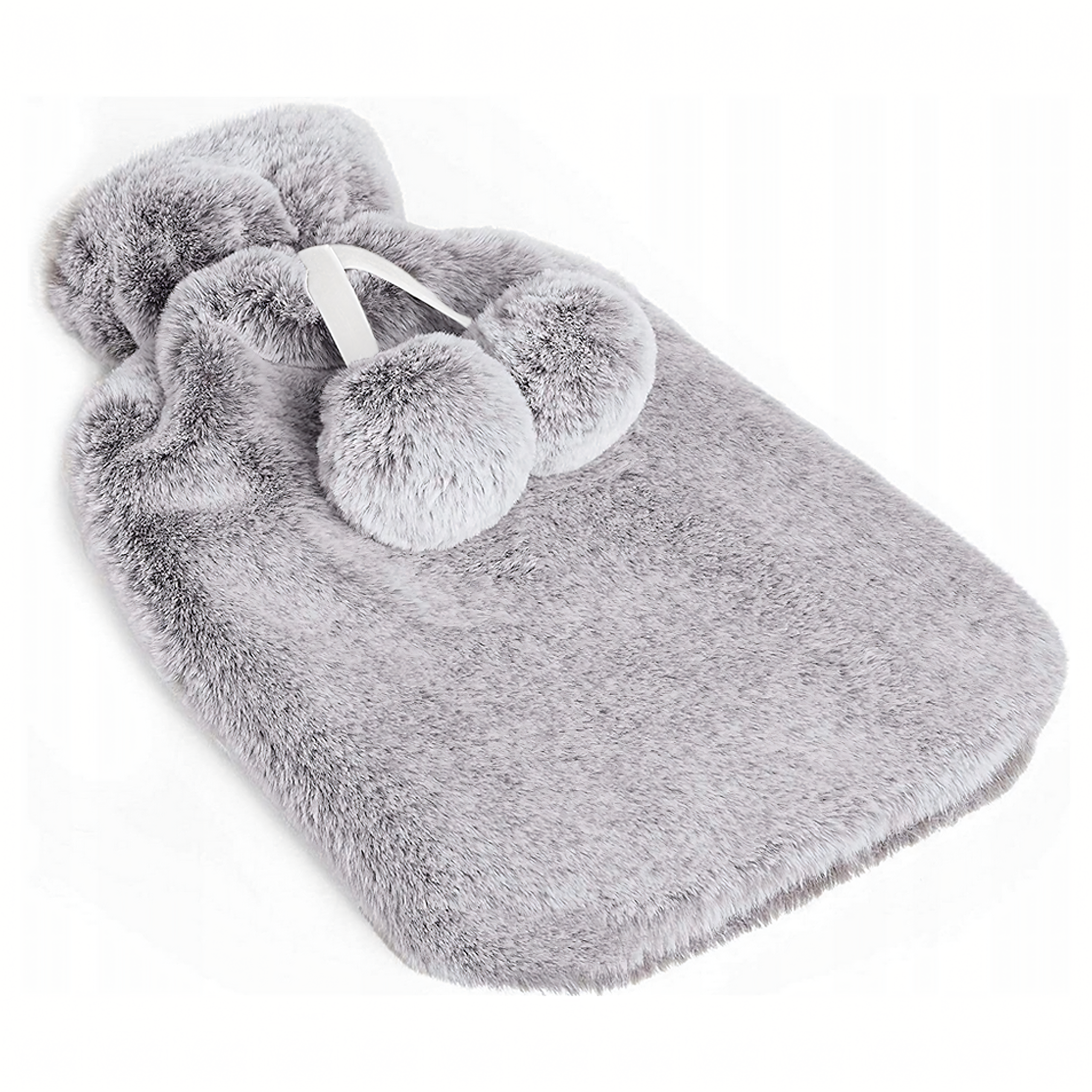 Väike veepudel 0.5L kattega plüüsist kummist soojendaja kampsunis