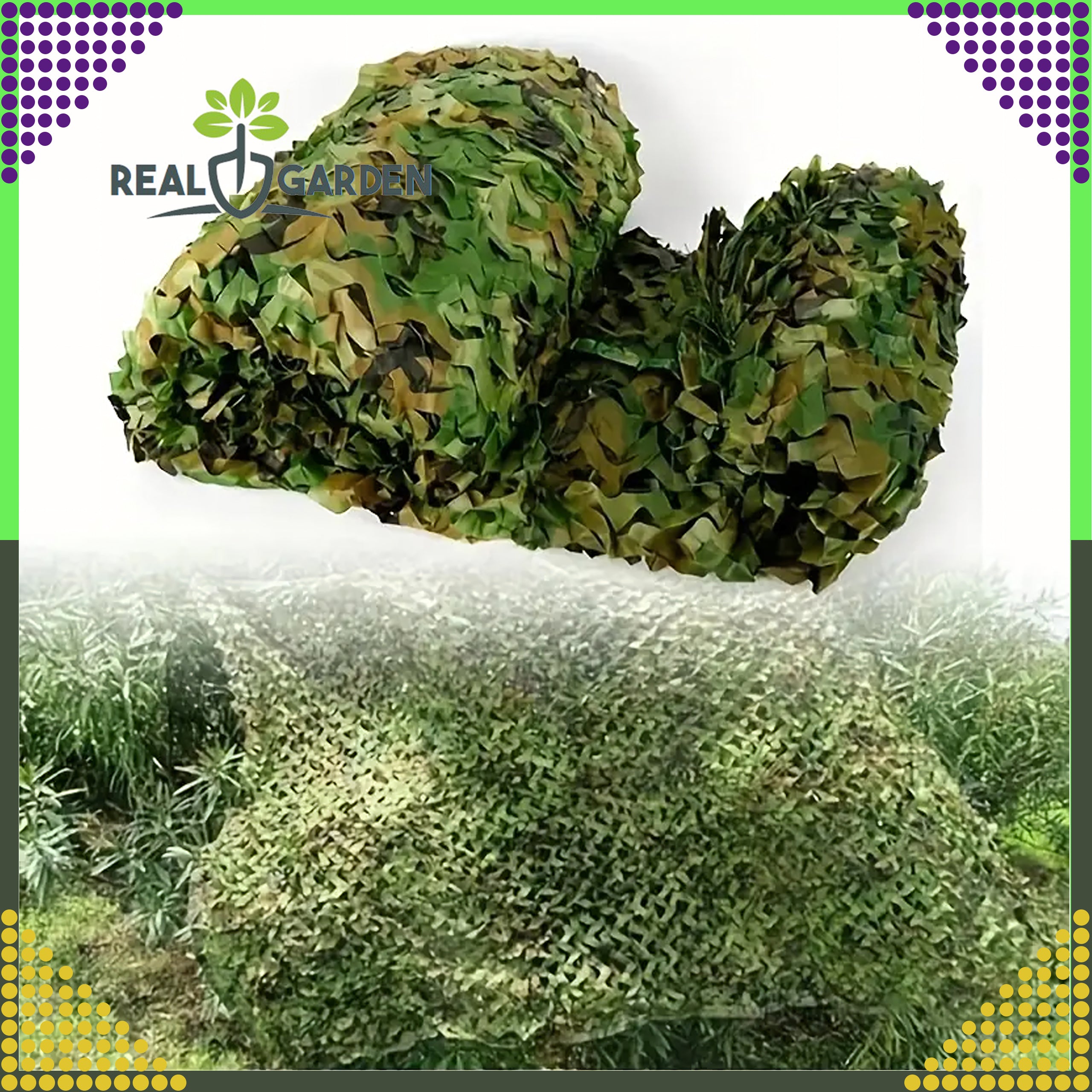 Military Camouflage Net 3x3m Garden Shade Cover