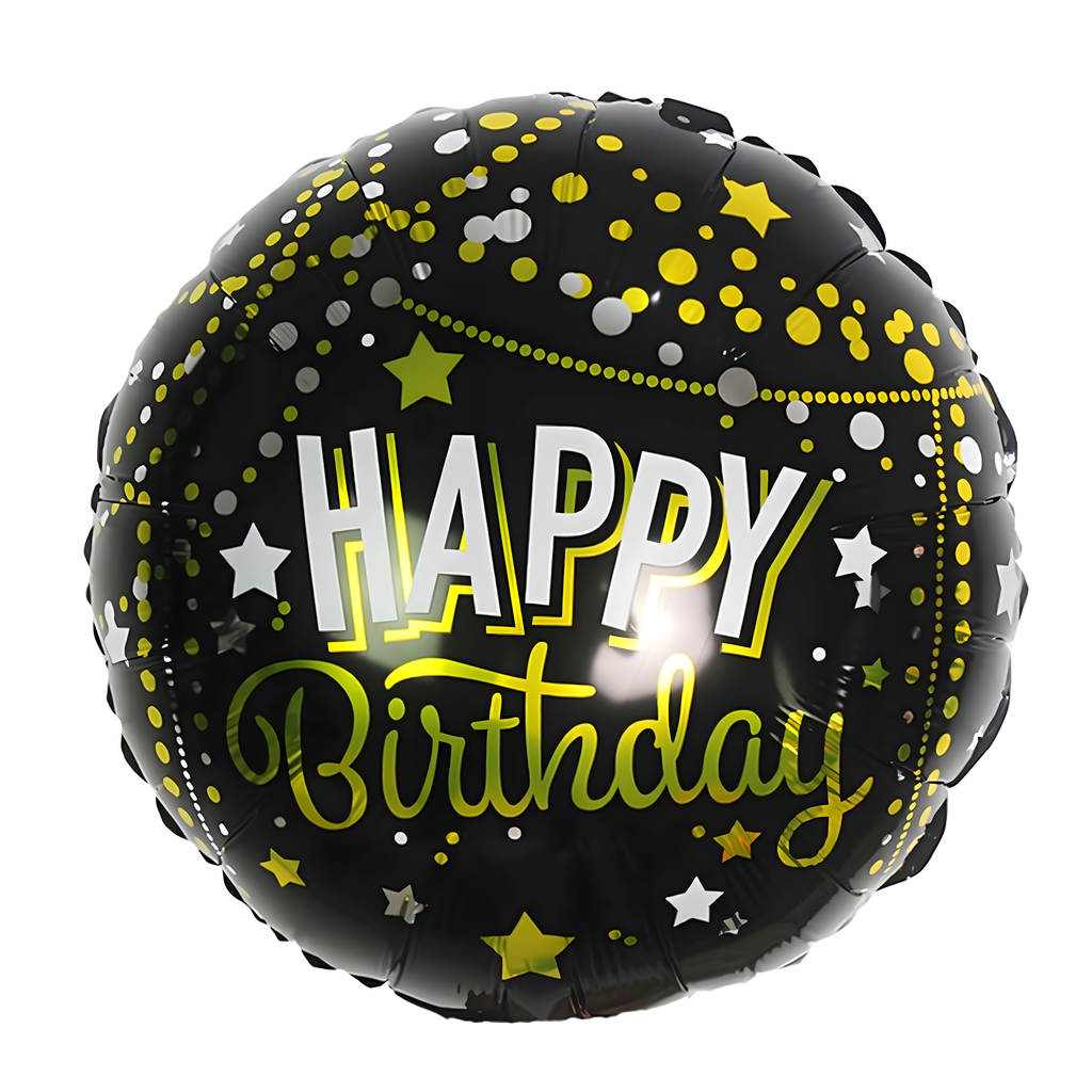 Suurte õhupallide komplekt "Palju õnne sünnipäevaks", 5 tk
