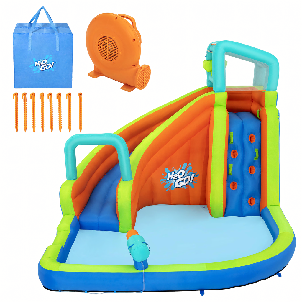 Bestway 53408 Inflatable Playground Water Park with Slide + Blower