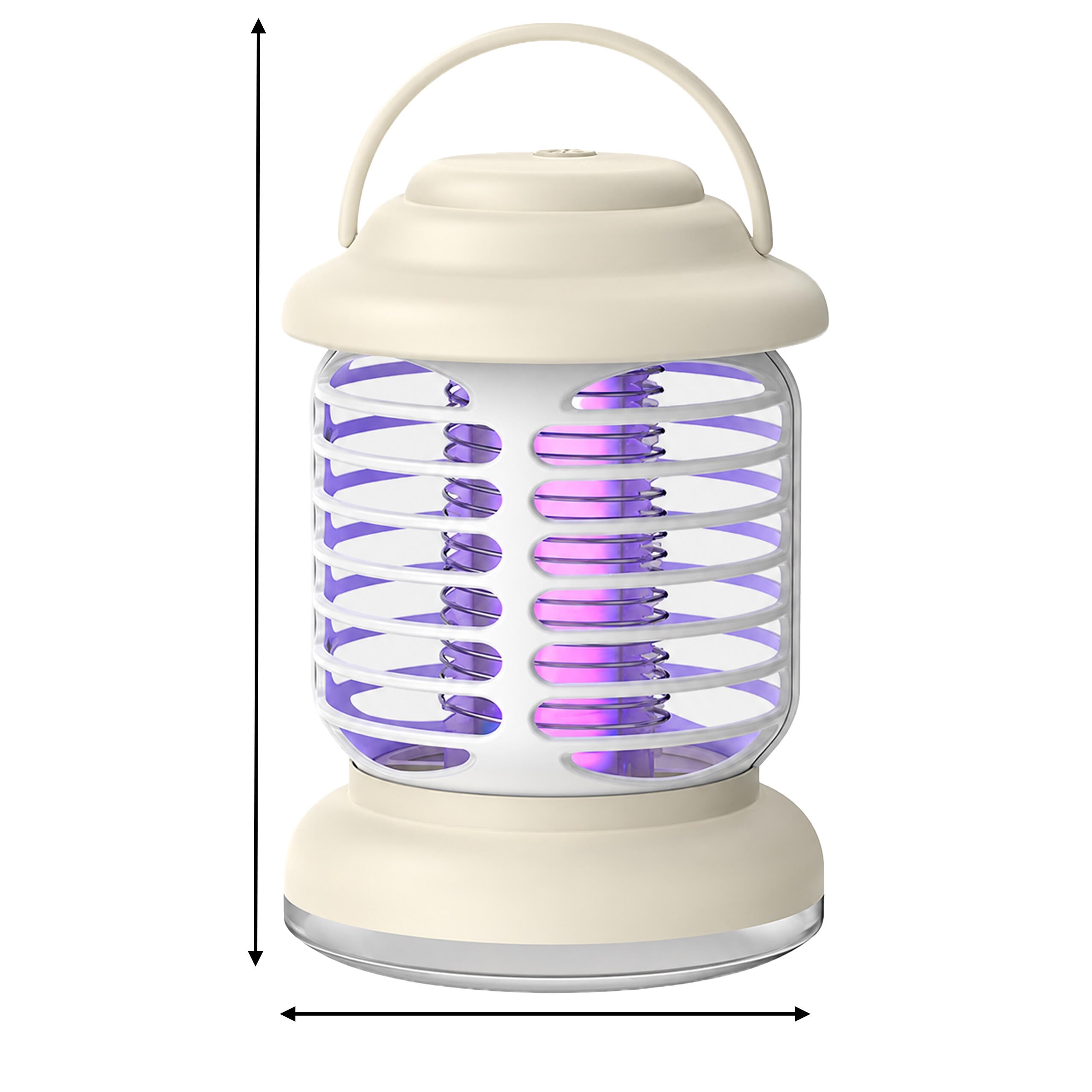 Portable UV Insect Killer Lamp for Flies, Mosquitoes, Moths, and Other Insects for Garden and Terrace