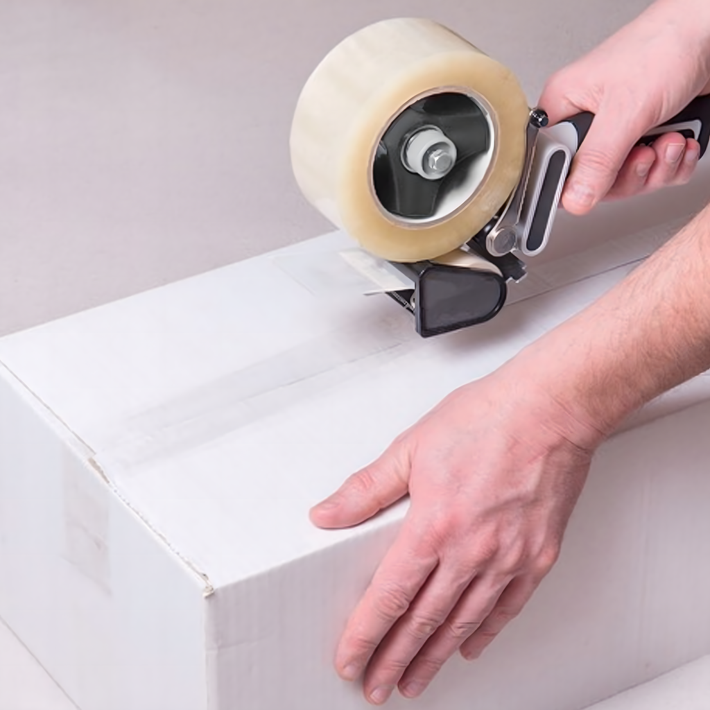 Läbipaistev liimiga pakketeip 48mm x 100m