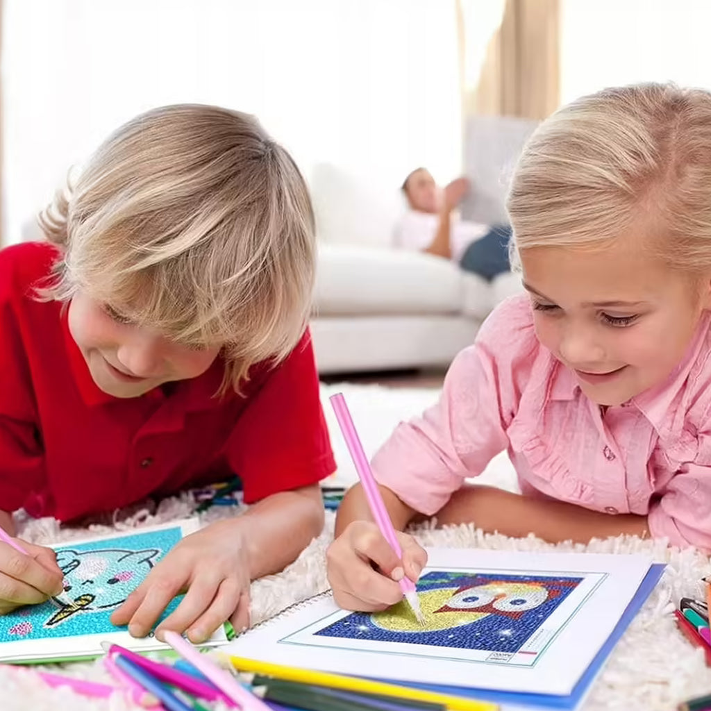 Teemantmaalimine Teemanttikand Mosaiik Lihtne Komplekt 21x25cm lastele