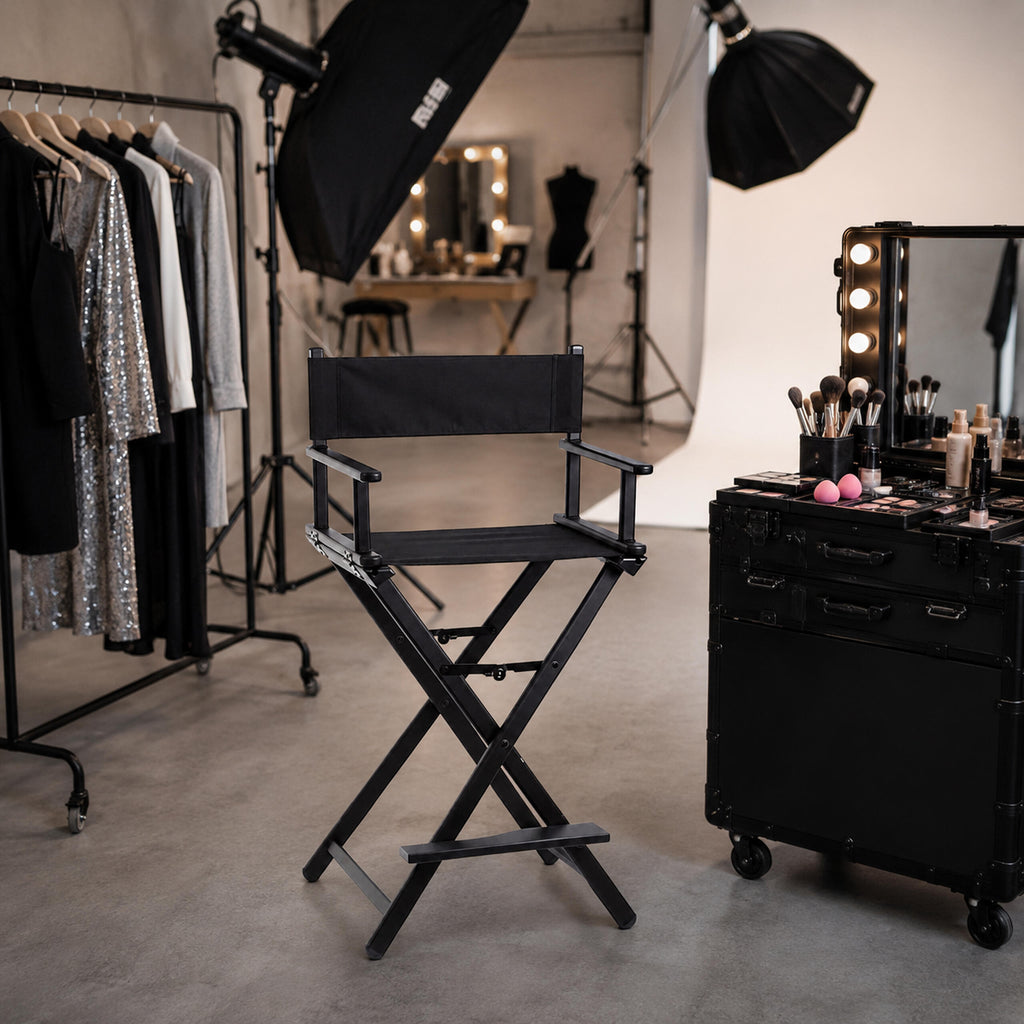 Aluminum Folding Makeup Director Chair