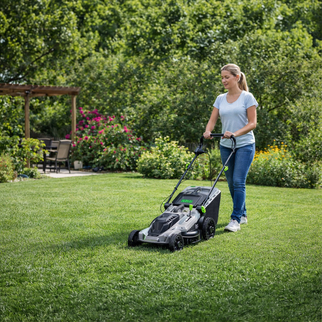 Electric Lawn Mower 2400W 43cm with 50L Grass Collector 20 pcs