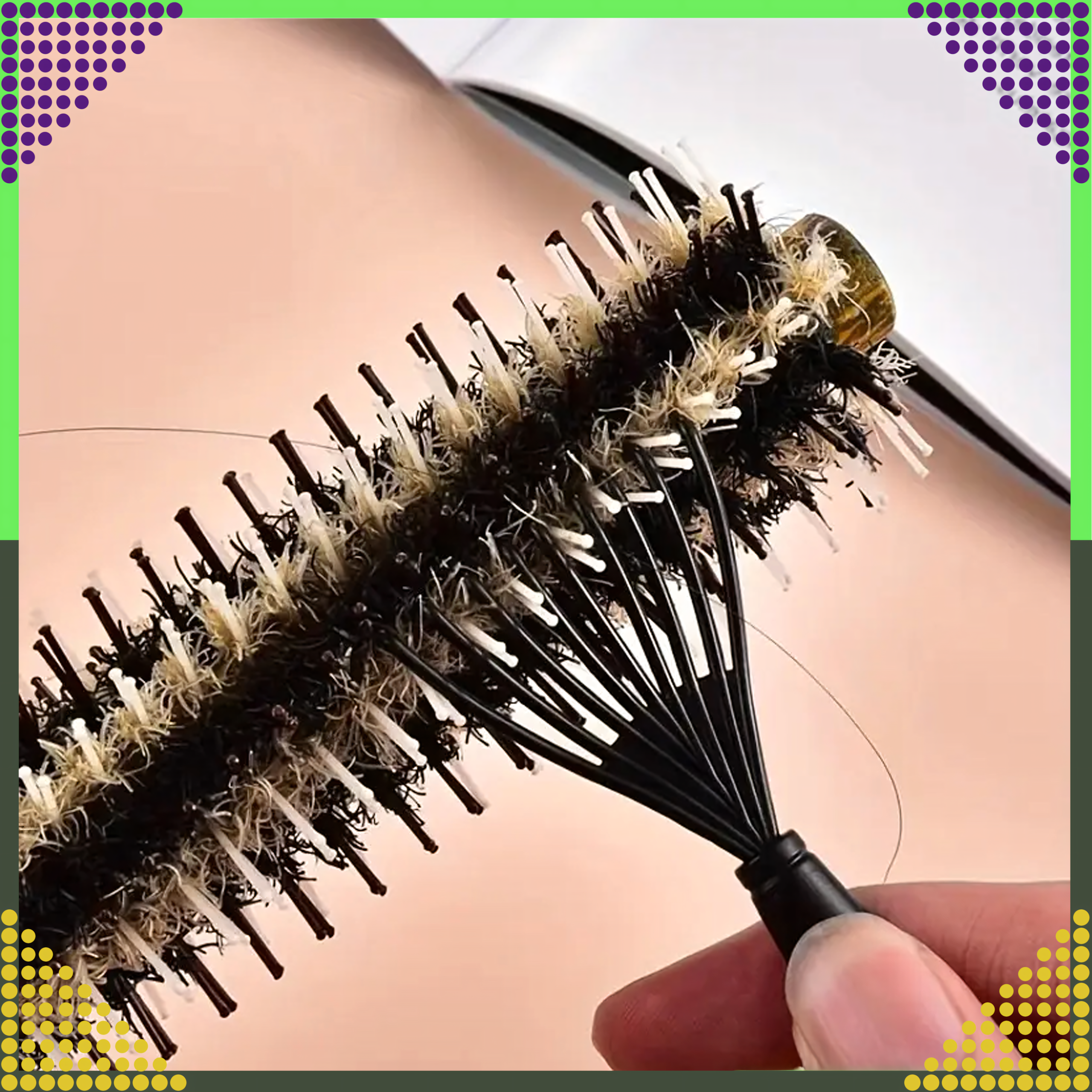 Grabki Tool for Cleaning Hairbrushes and Combs