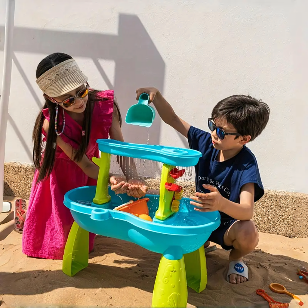 Vee- ja liivalaud mänguasjad liiva ja vee ämbriga lastele aeda suur