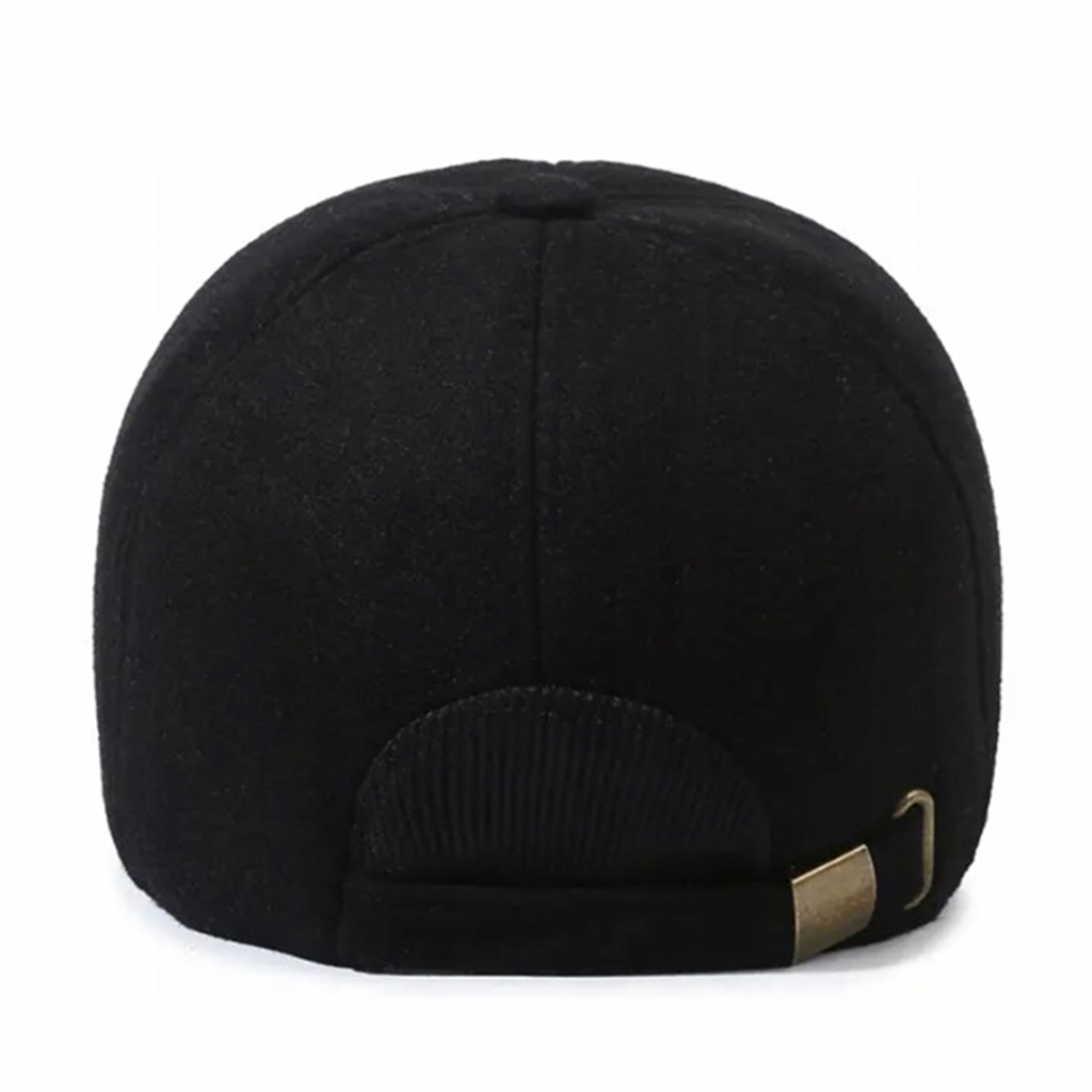 Warm Men's Winter Hat with Visor Earmuffs Earflaps Insulated Pilot Jacket