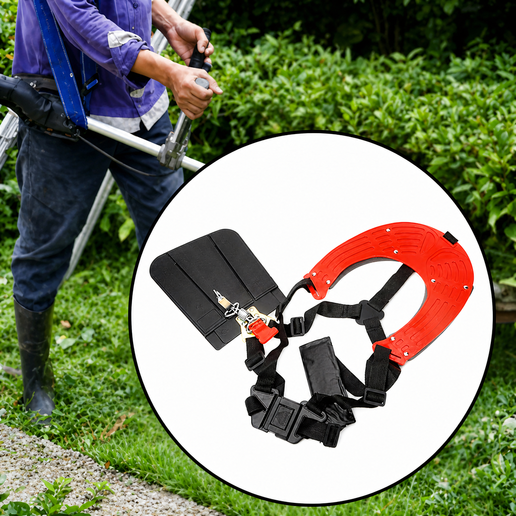 Adjustable Heavy-Duty Harness Straps for Gasoline Brush Cutter
