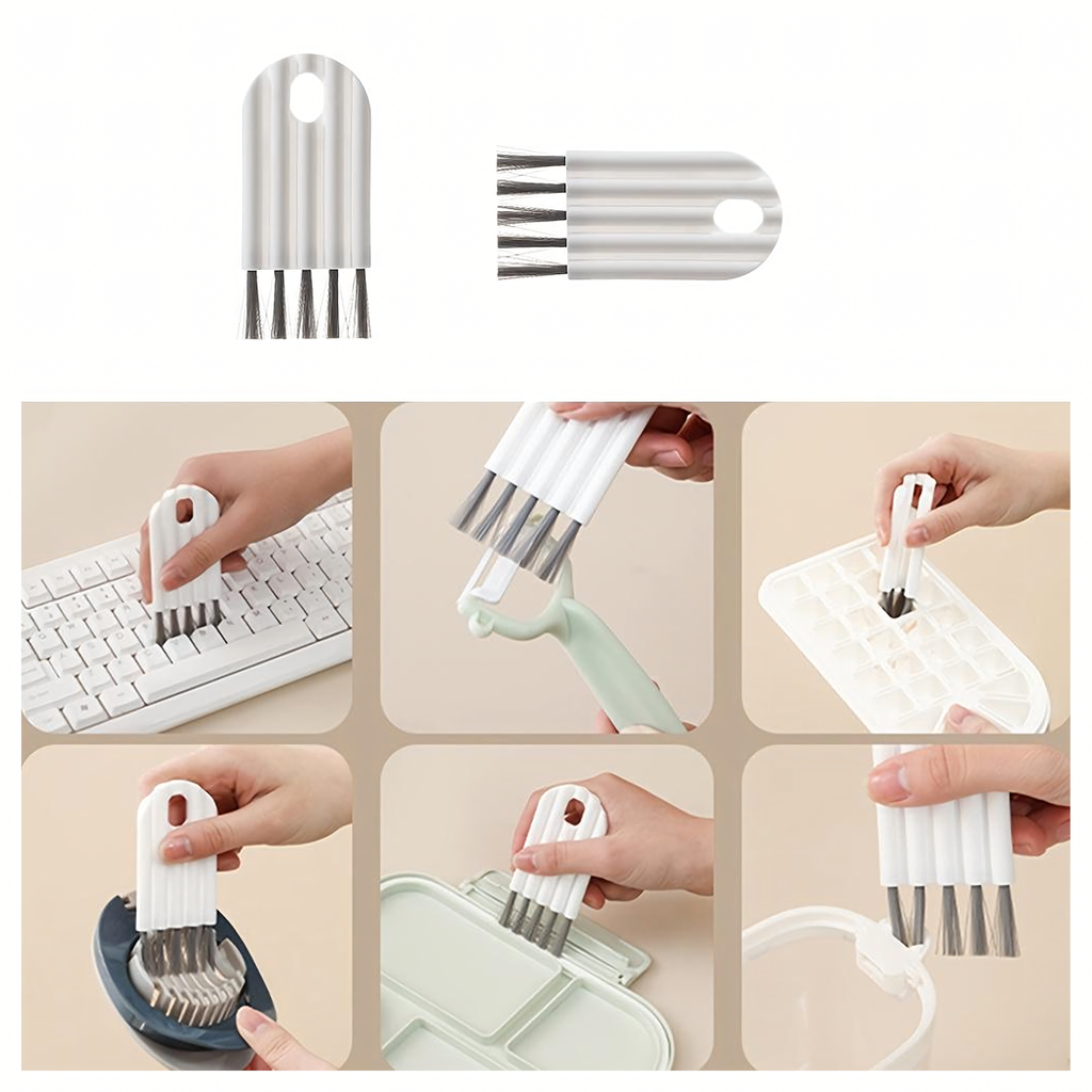 Multifunctional Brush for Cleaning Crevices, Grooves, and Nooks Cleaner