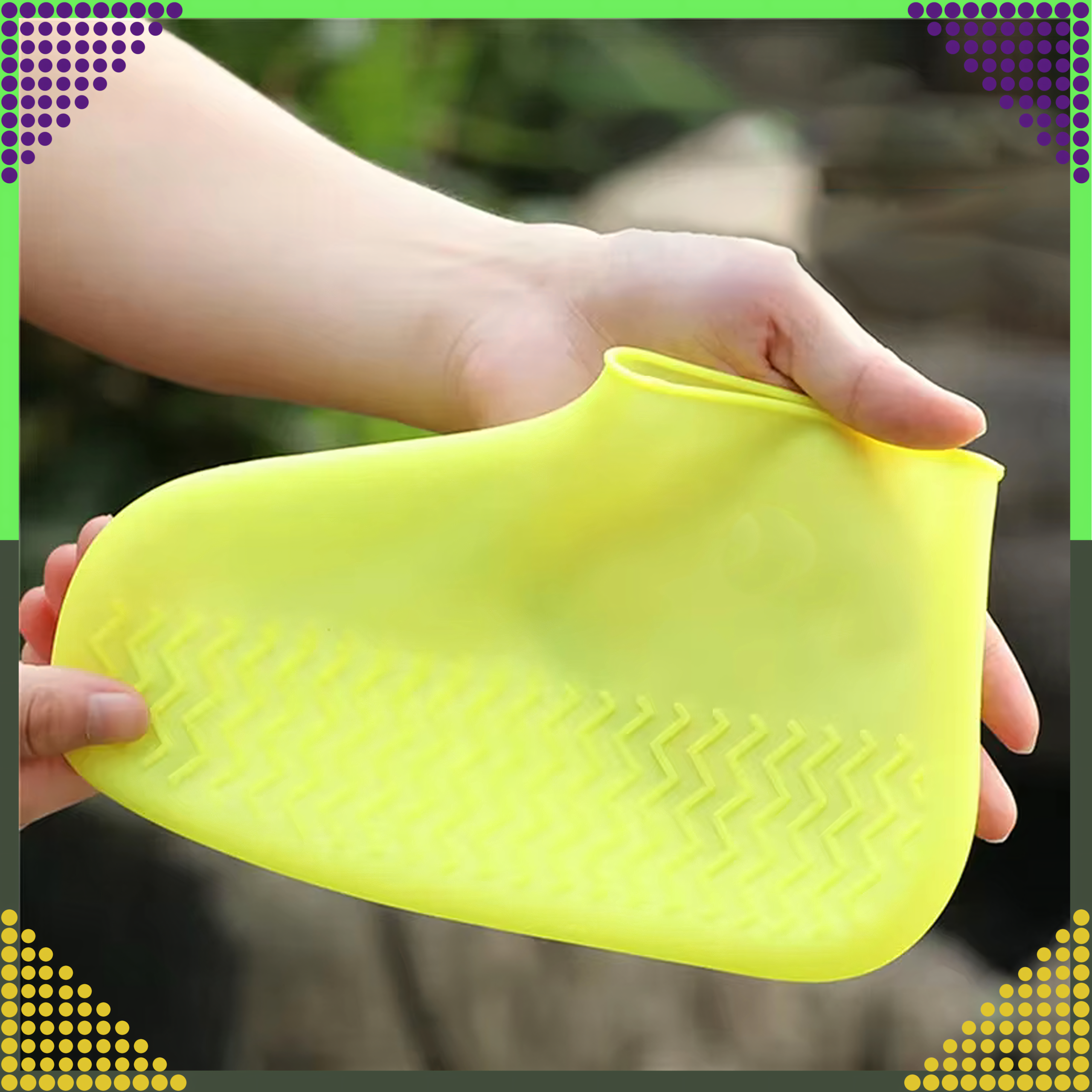 Waterproof Protectors Rain Shoe Covers Anti-Slip Wellington Boots M