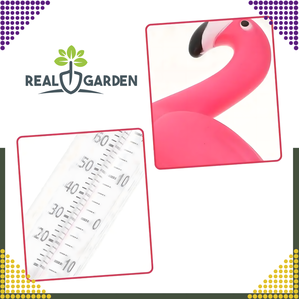 Ujuv basseinitermomeeter spaa ja basseini vee temperatuuri mõõtmiseks, flamingo, nööriga