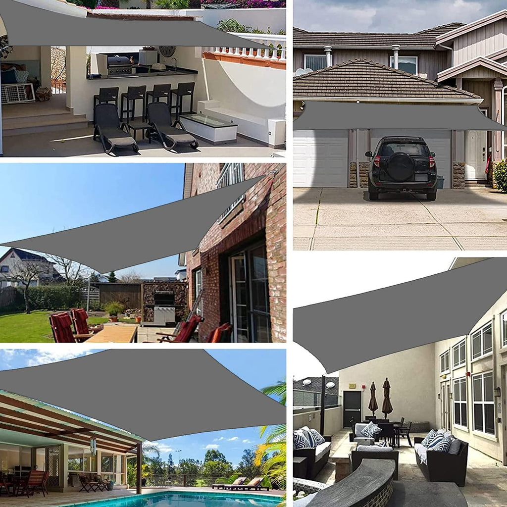 132x Rectangular Garden Sunshade Sail 3x3m