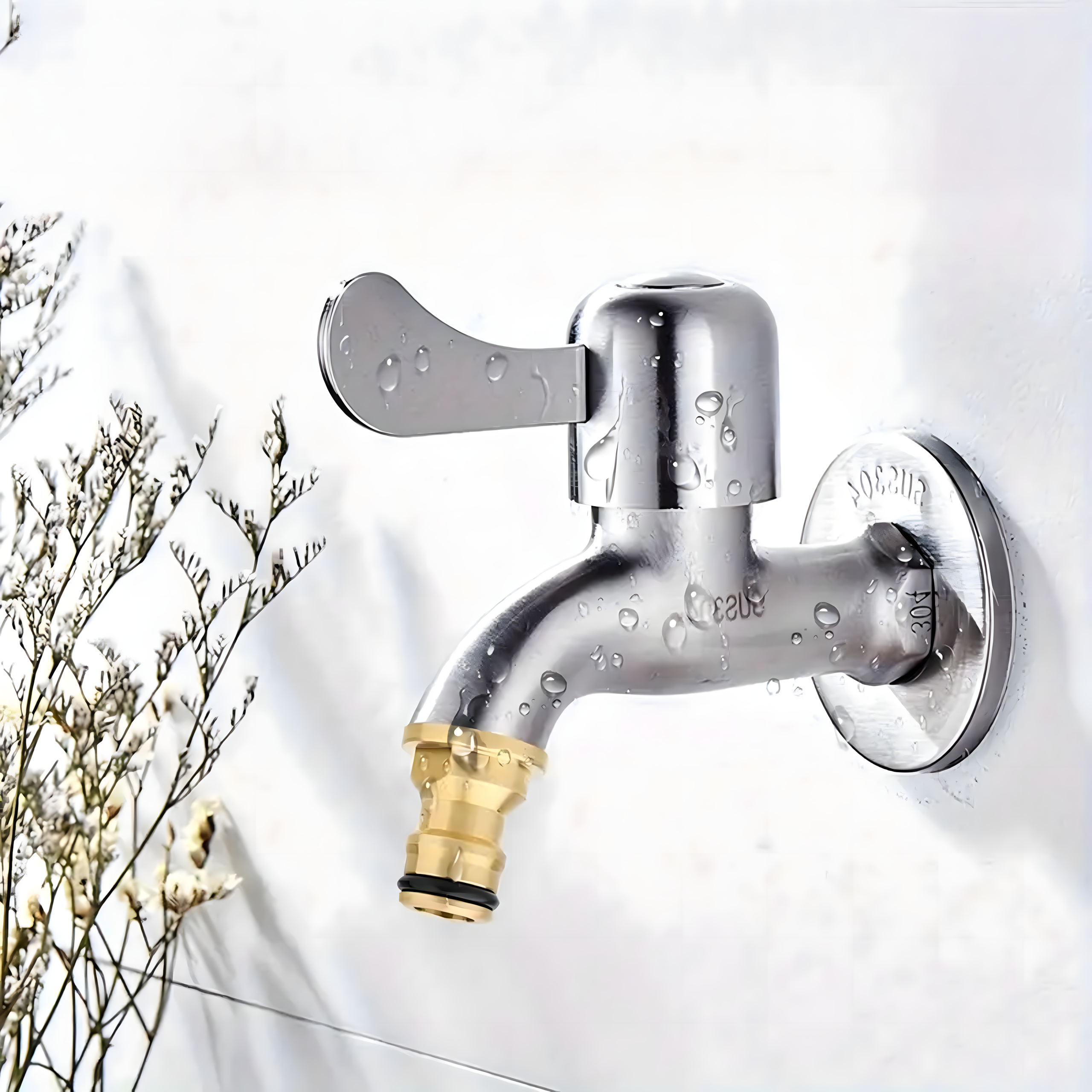 Screw Aerator Connection Tap Adapter Brass Reduction for Garden Hose 3/4