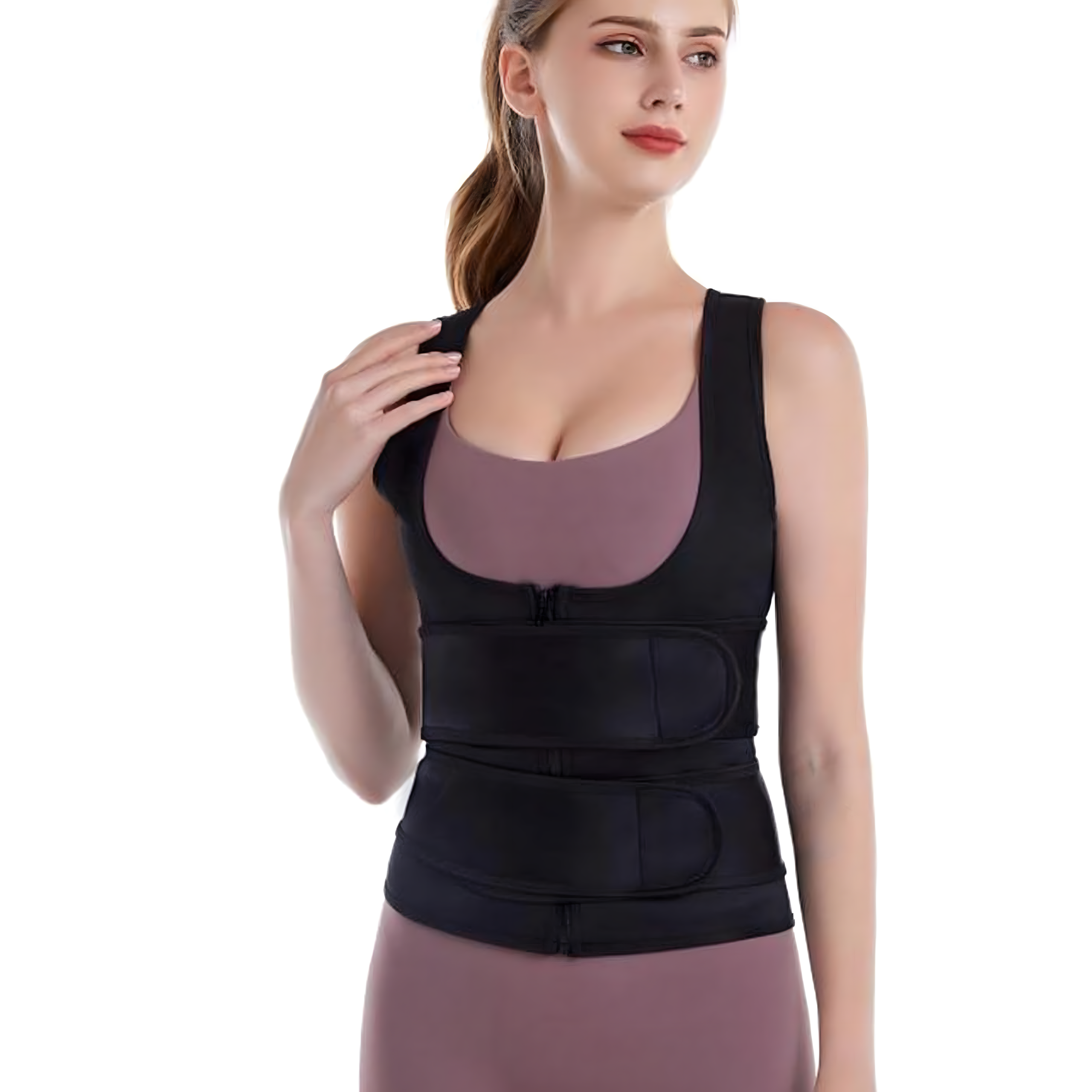 NAISTE SALENDAV SPORDITREENINGU NEOPREENIST FITNESS-VEST XL