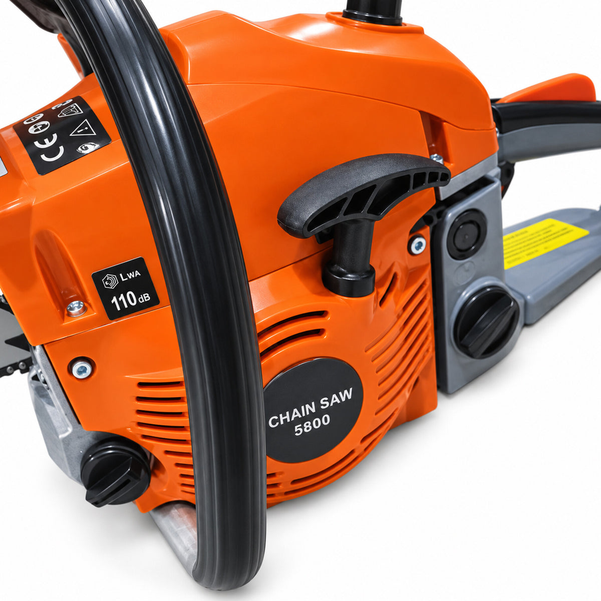 Gasoline Chainsaw Wood Cutting Set 5.8kW 58cm Guide Bar