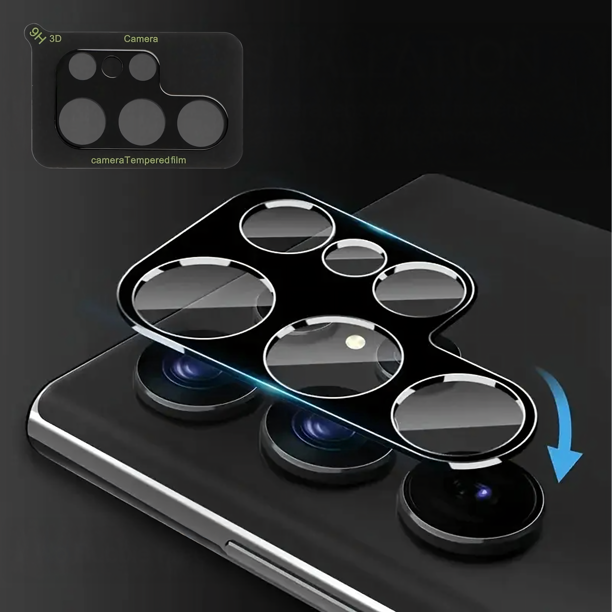 Kaitseklaas kaamera objektiivi katteks Samsung Galaxy S24 Ultra