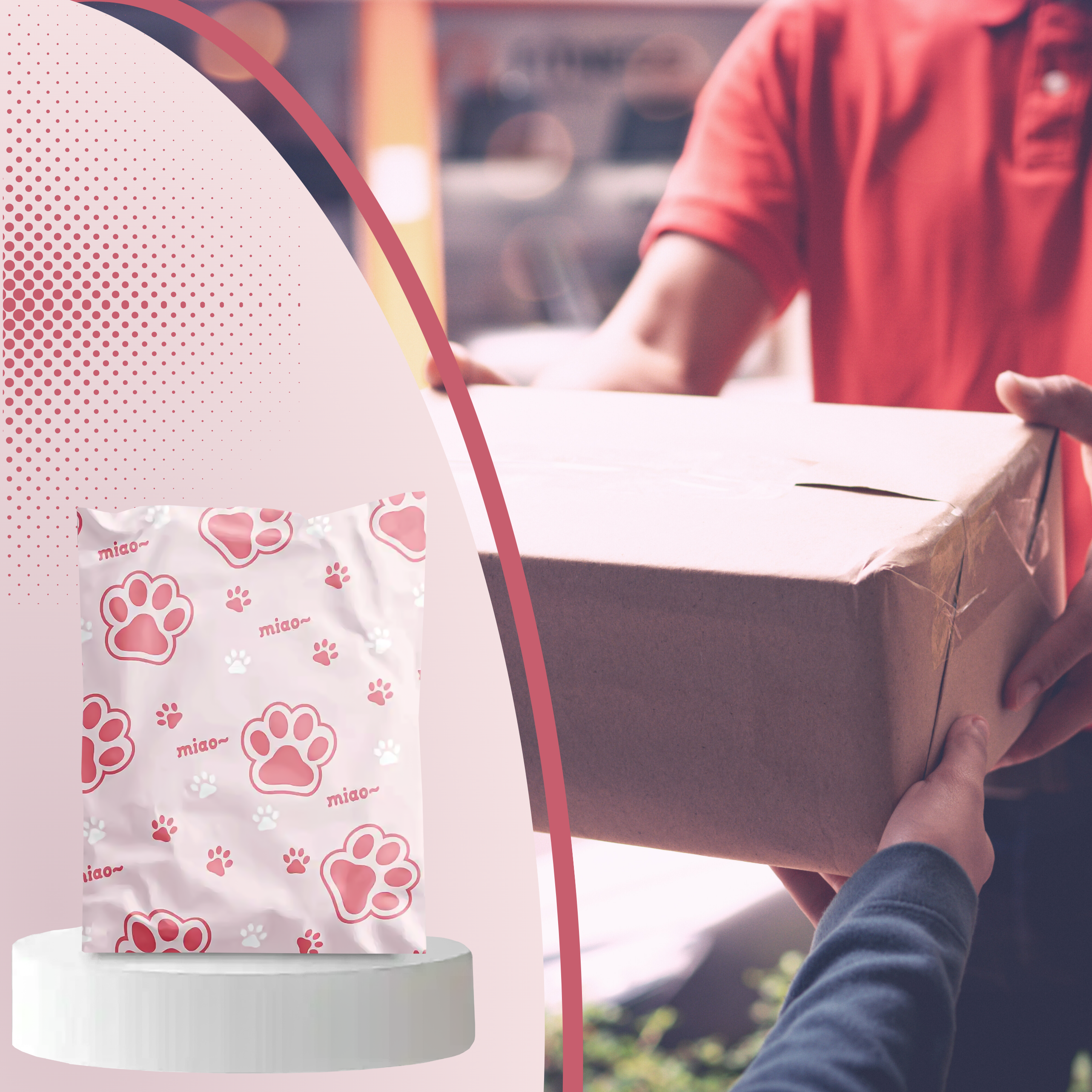 KULLERI FOOLIUMPAKID TUGEVAD FOOLIUMÜMBRIKUD 255x370 CAT'S PAW 50 tk