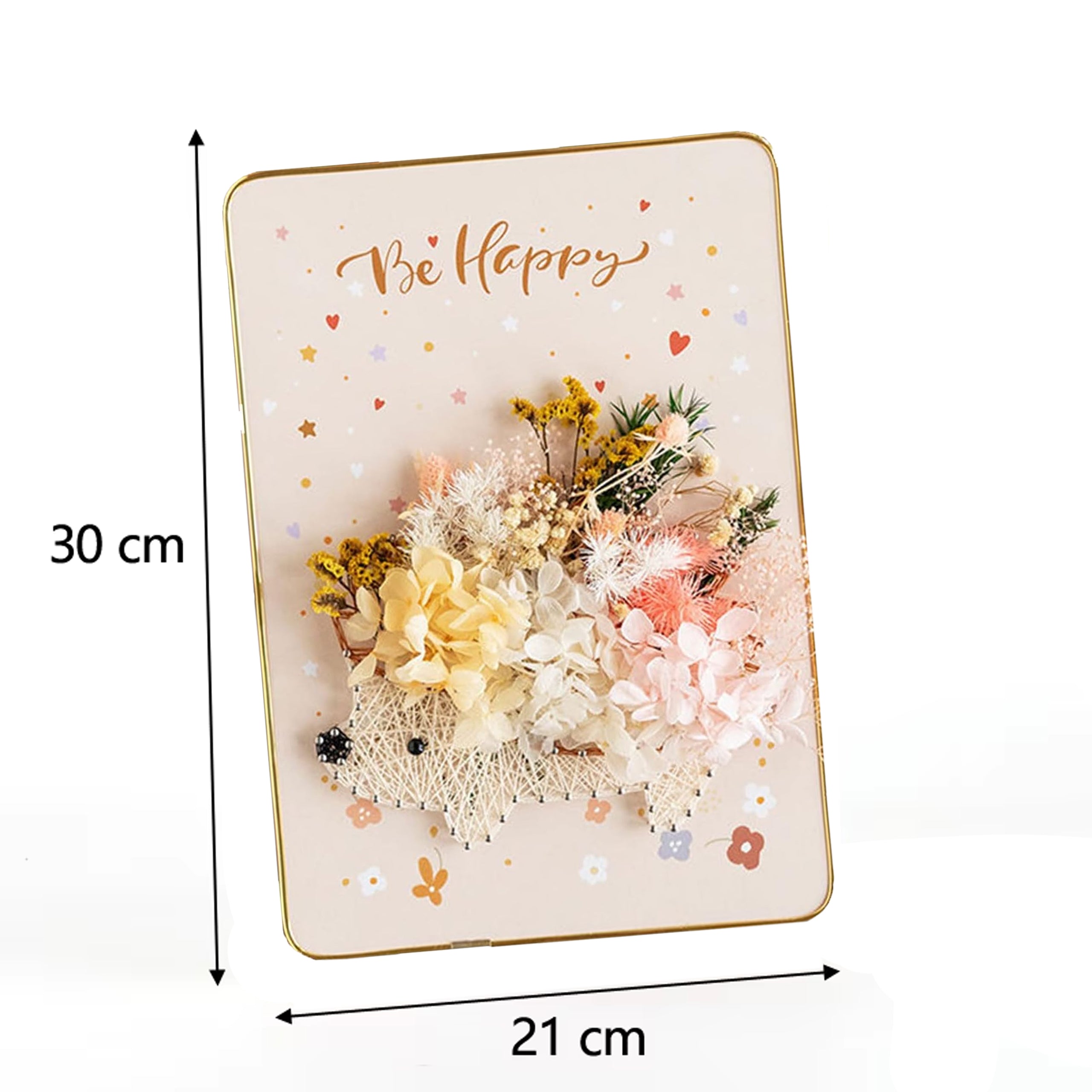 Loominguline komplekt niidikunstiks, Interroad tikkimine, LED-pilt raamis 21x30 cm