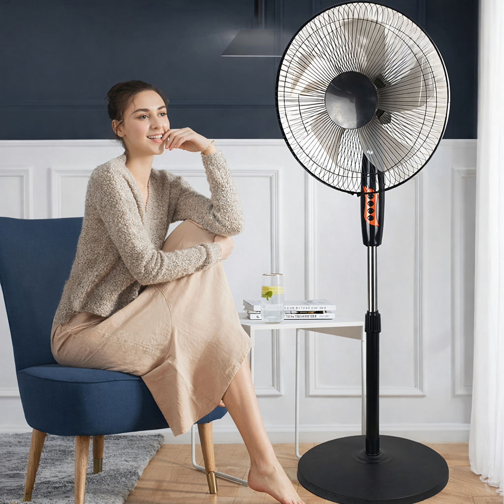 56 pcs Floor Fan Standing Fan 45W 5 Blades Quiet