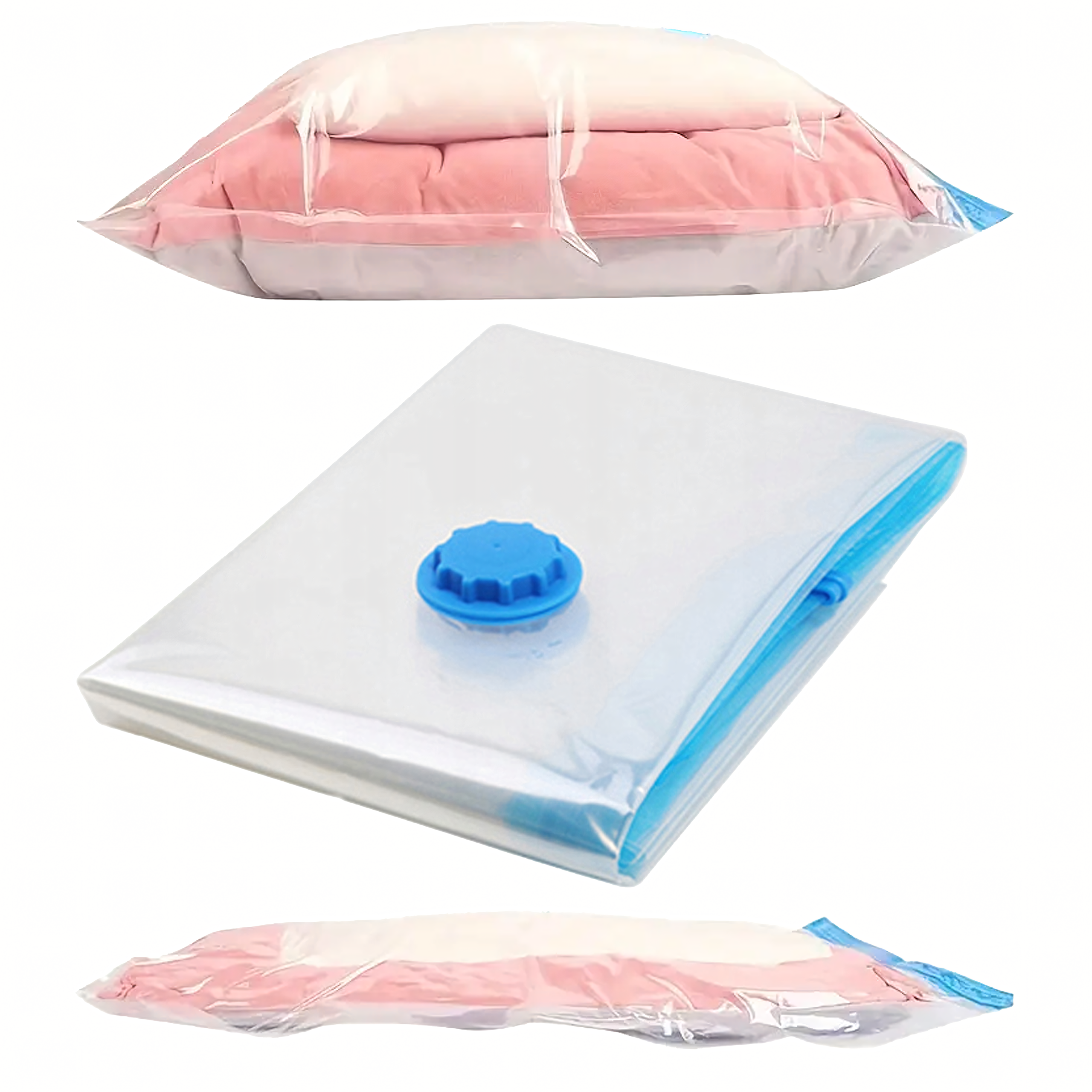 300 x Vacuum Bag for Clothes Bedding Packing Vacuum Bags 50x70cm