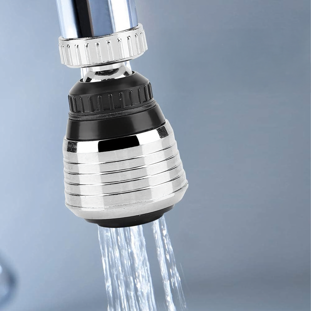 Aerator Extension for Kitchen Faucet Tap 2in1 360 Movable Tip
