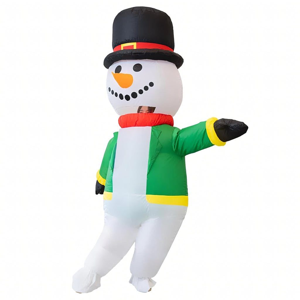 Täispuhutav kostüüm Lumememme kostüüm Suur täispuhutav lumememm pidudeks ja pühadeks