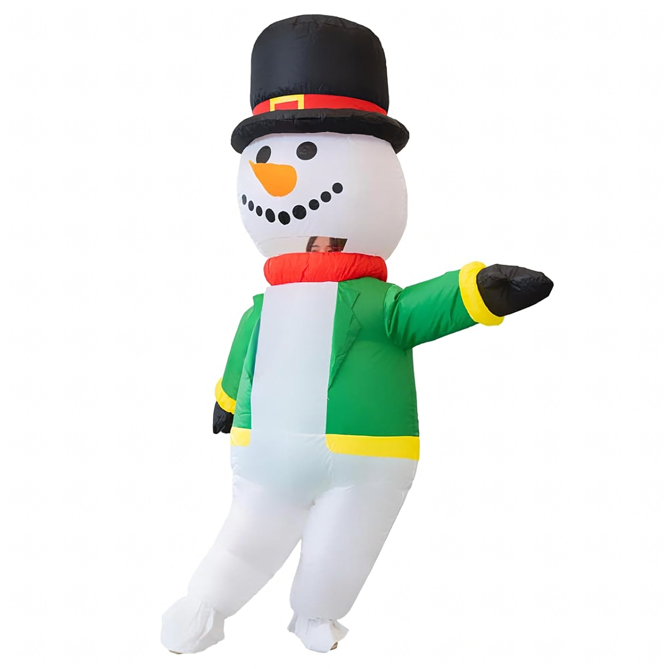 Täispuhutav kostüüm Lumememme kostüüm Suur täispuhutav lumememm pidudeks ja pühadeks