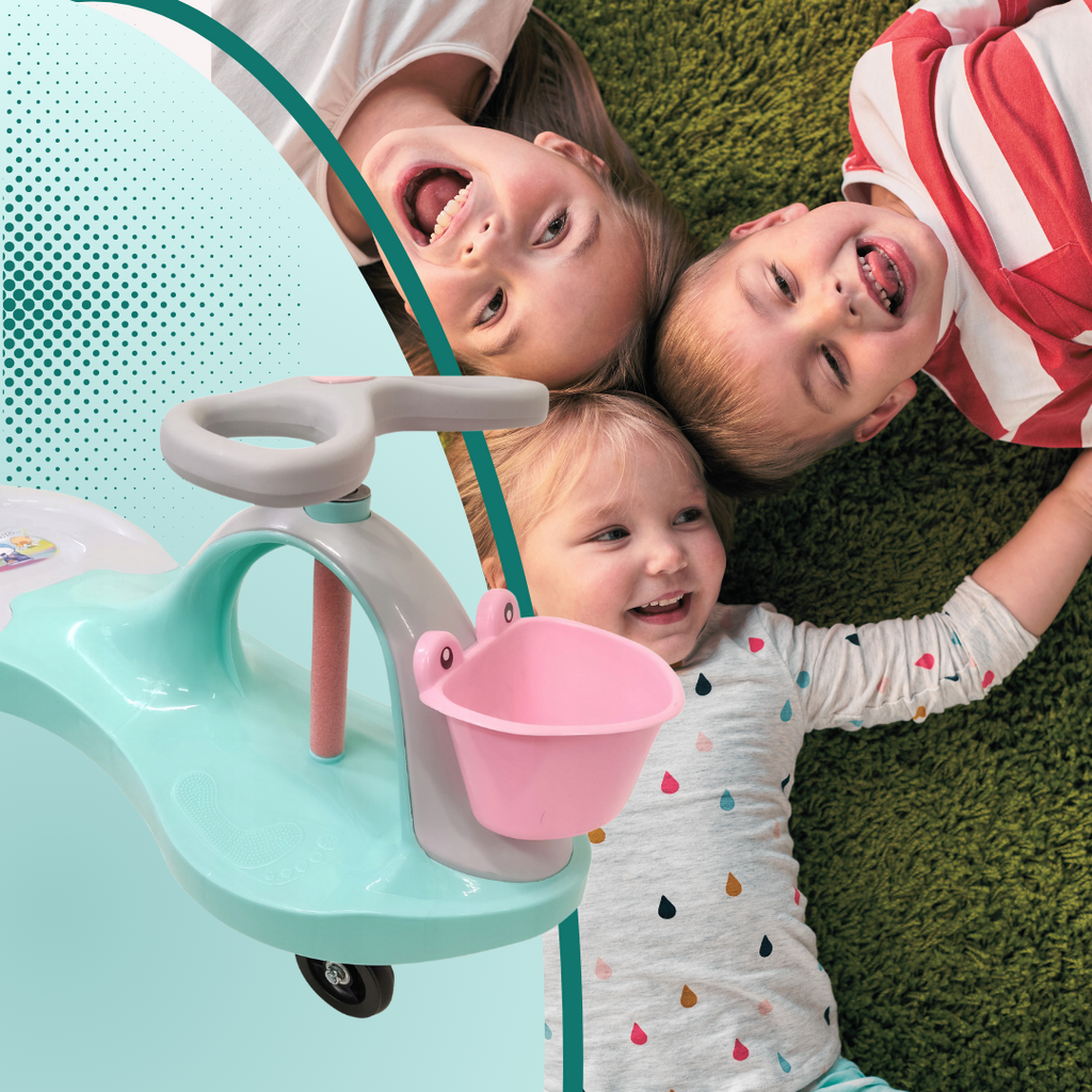 ALUSEL 32 tk laste tasakaalu kiikauto, lükatav gravitatsioonisõiduk