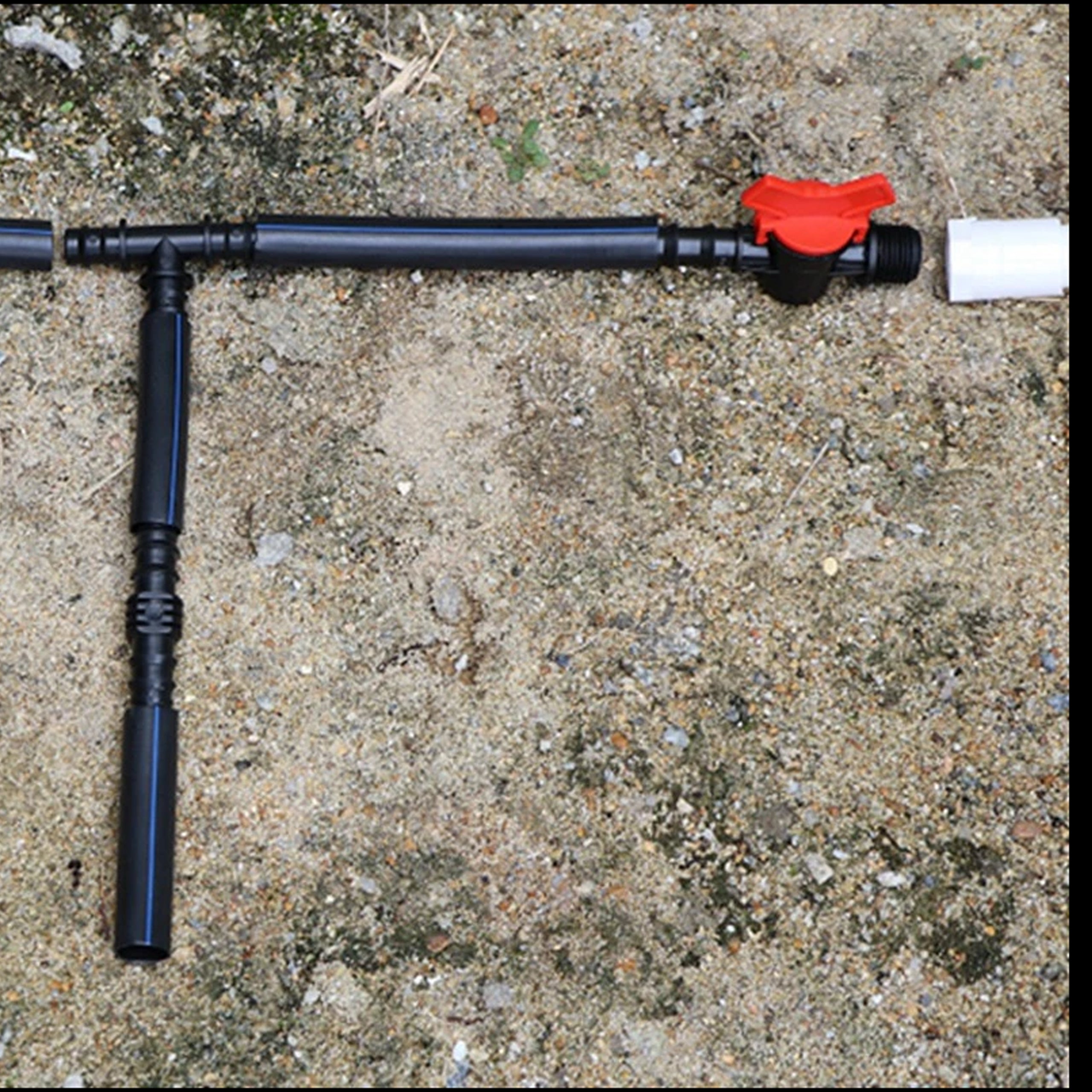 100 pcs Shut-off Valve for Drip Irrigation Line Connector Fi 16 mm