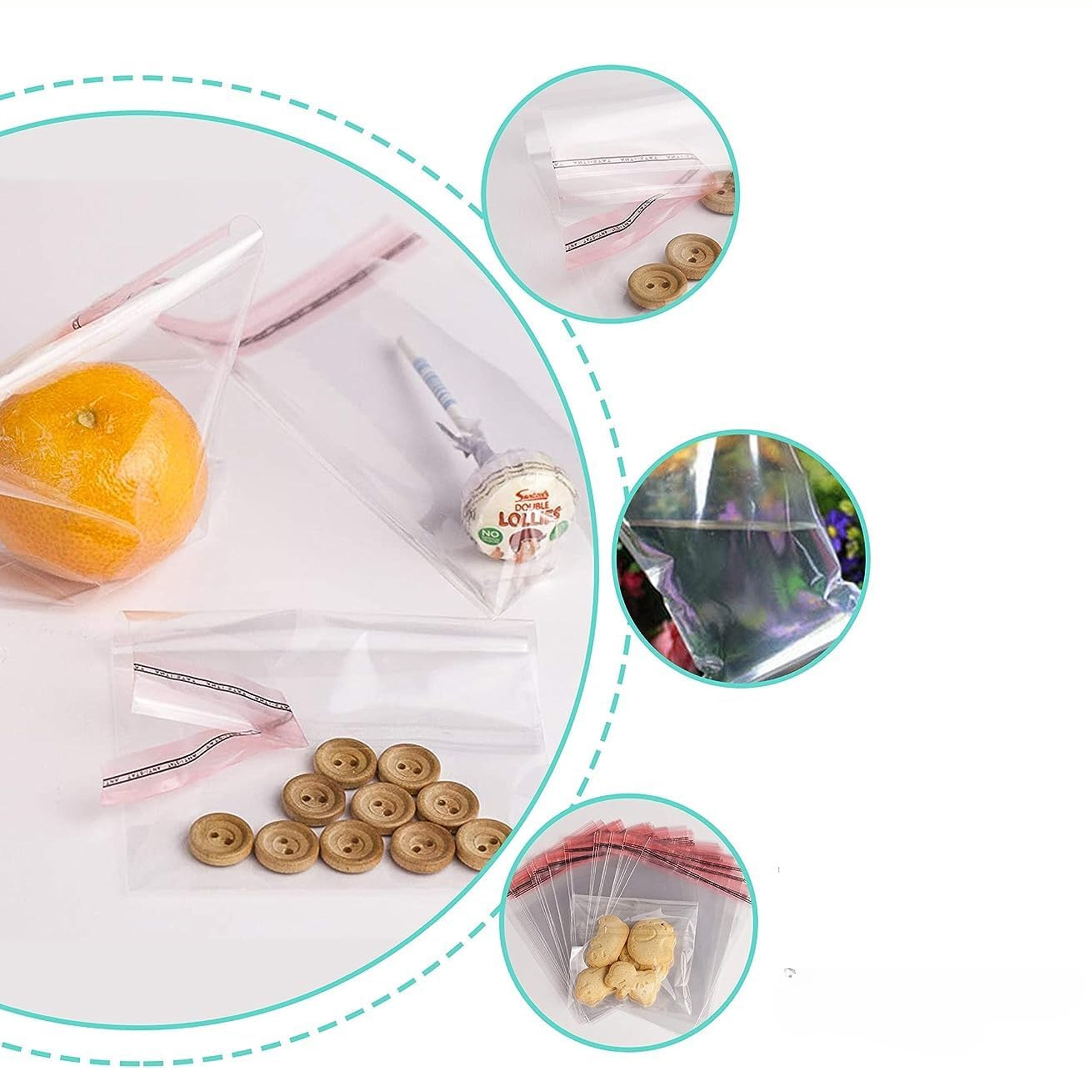 Tsellofaanikotid, tsellofaankile BG OPP, suletud 8x10 100 tk