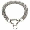 Strong Metal Chain Slip Collar Triple Row for Dog 45 cm Chain