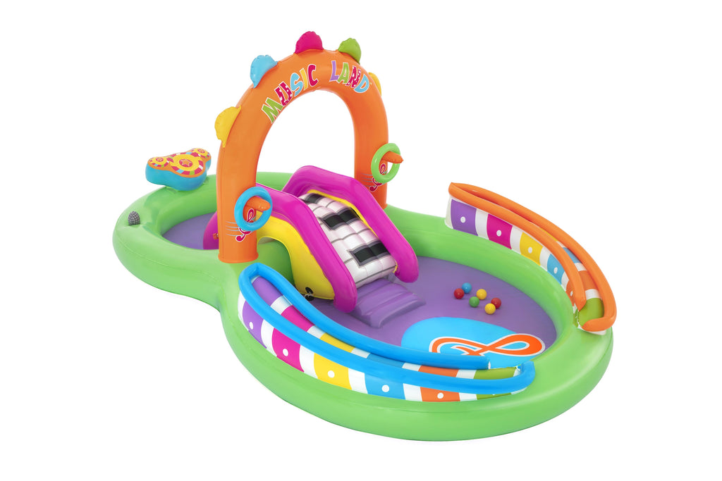 Bestway 53117 Inflatable Musical Playground with Slide 295x190x137 cm