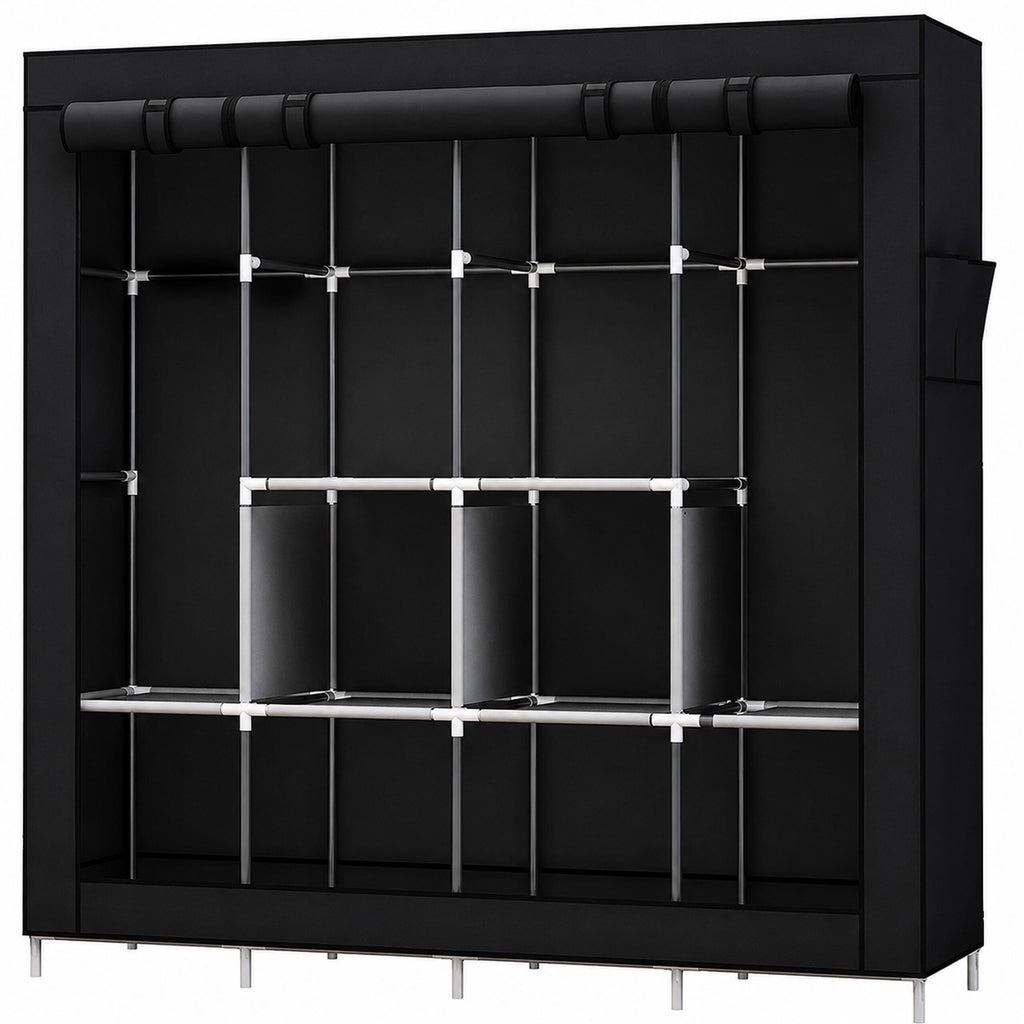 Kokkupandav riidest riidekapp 175 × 45 × 170 cm RC-K-2601