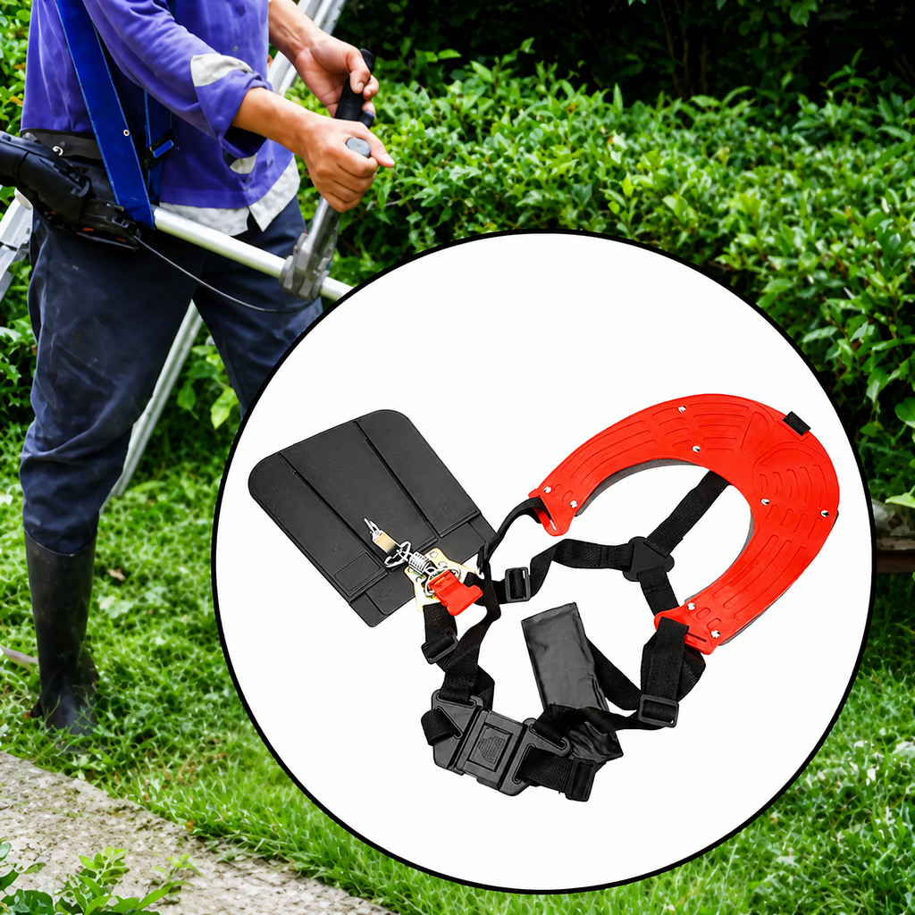 Adjustable Heavy-Duty Harness Straps for Gasoline Brush Cutter