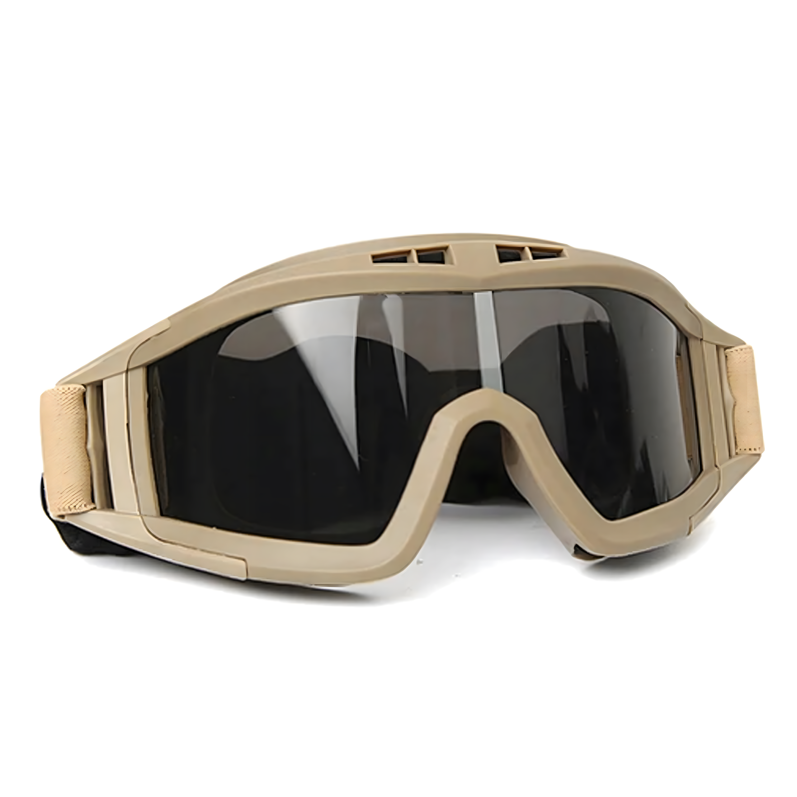 Tactical Military Protective Shooting Goggles Sand Color