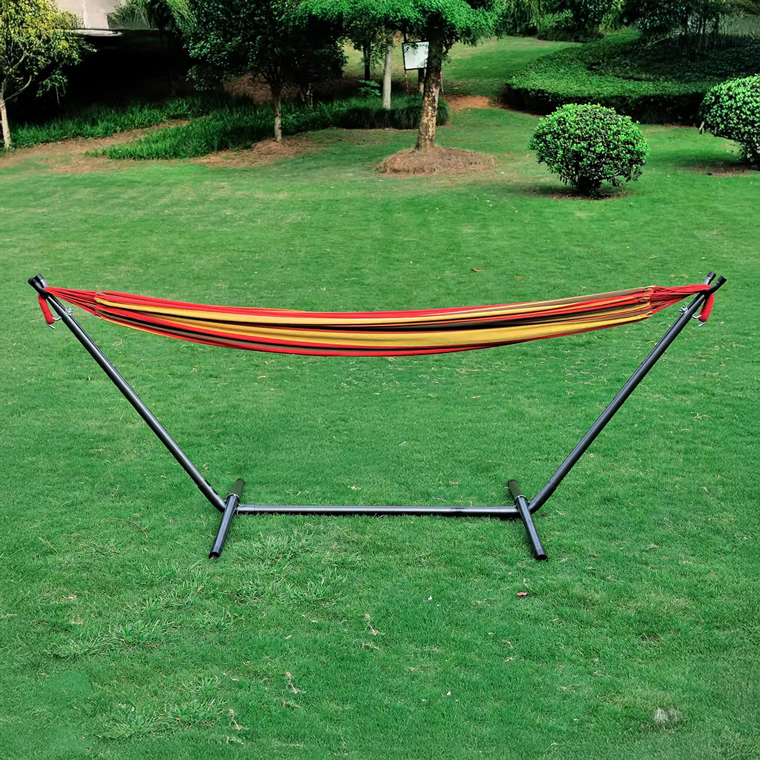 Large Garden Hammock with Stand Set