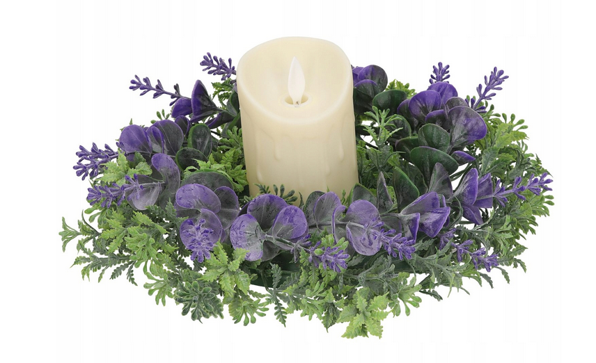 240x LED Candle Insert for Grave Light Flame Effect Candle 11cm Set with Batteries