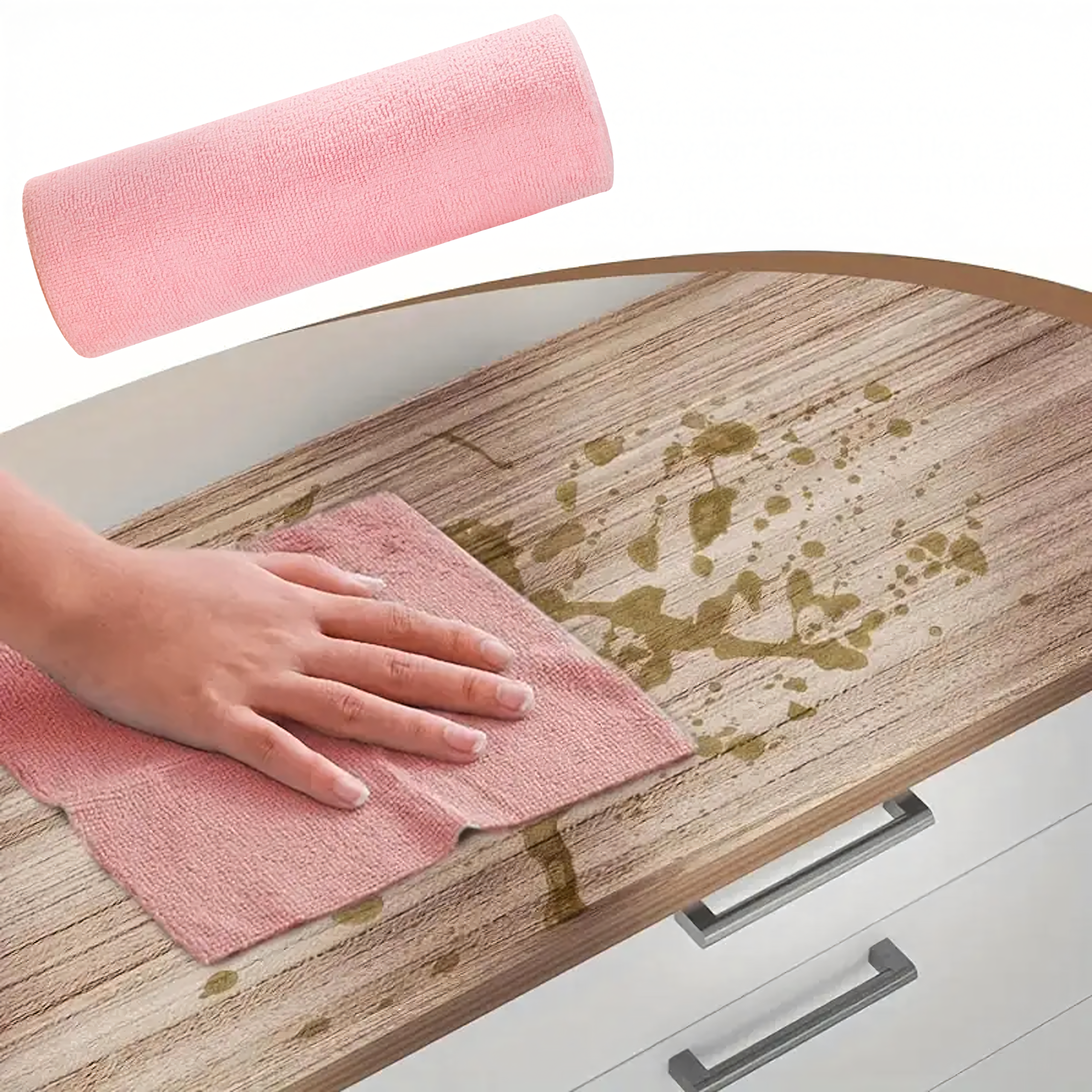 Mikrokiud rätikud, lapid, rullis 25x25cm mikrokiud 20 tk