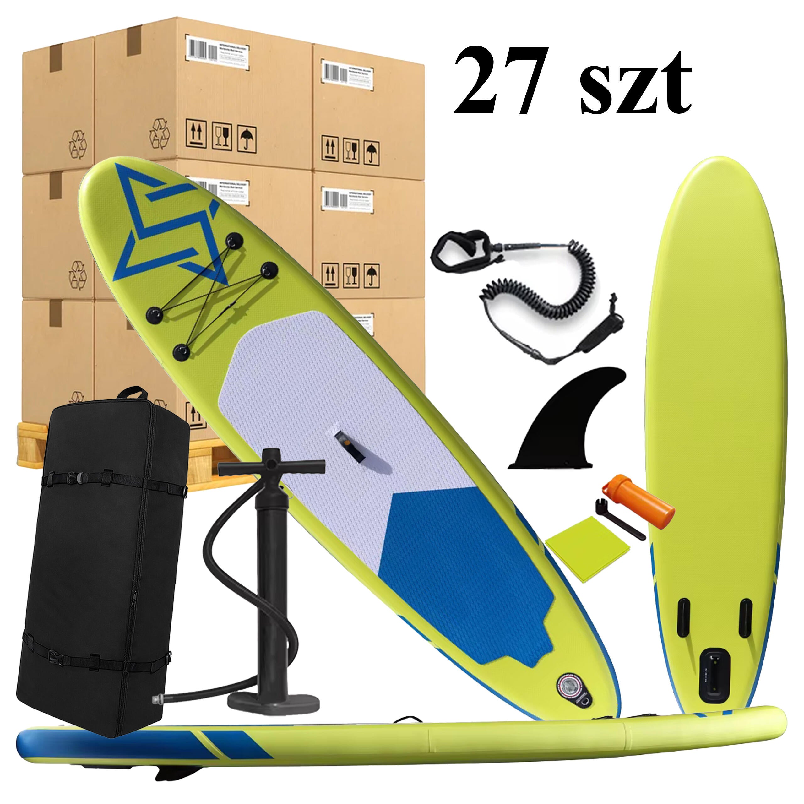 27x Inflatable Stand Up Paddle Board 305 cm with Accessories