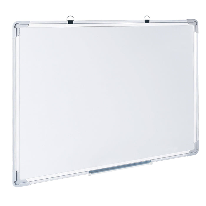 White Magnetic Dry-Erase Board 60x40 Wall-Mounted for Presentations