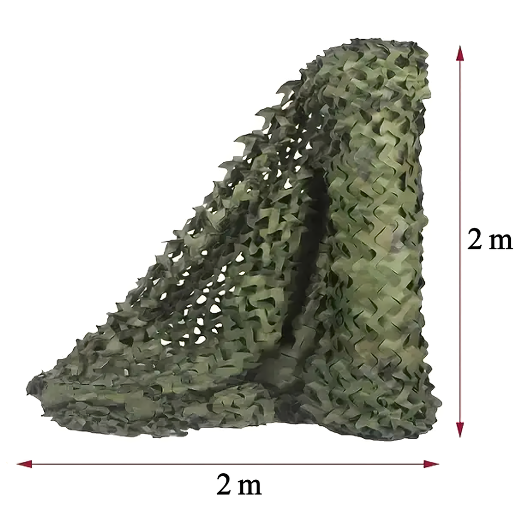 Militaarne kamuflaažvõrk rõdule 2 × 2 m RC-K-1445