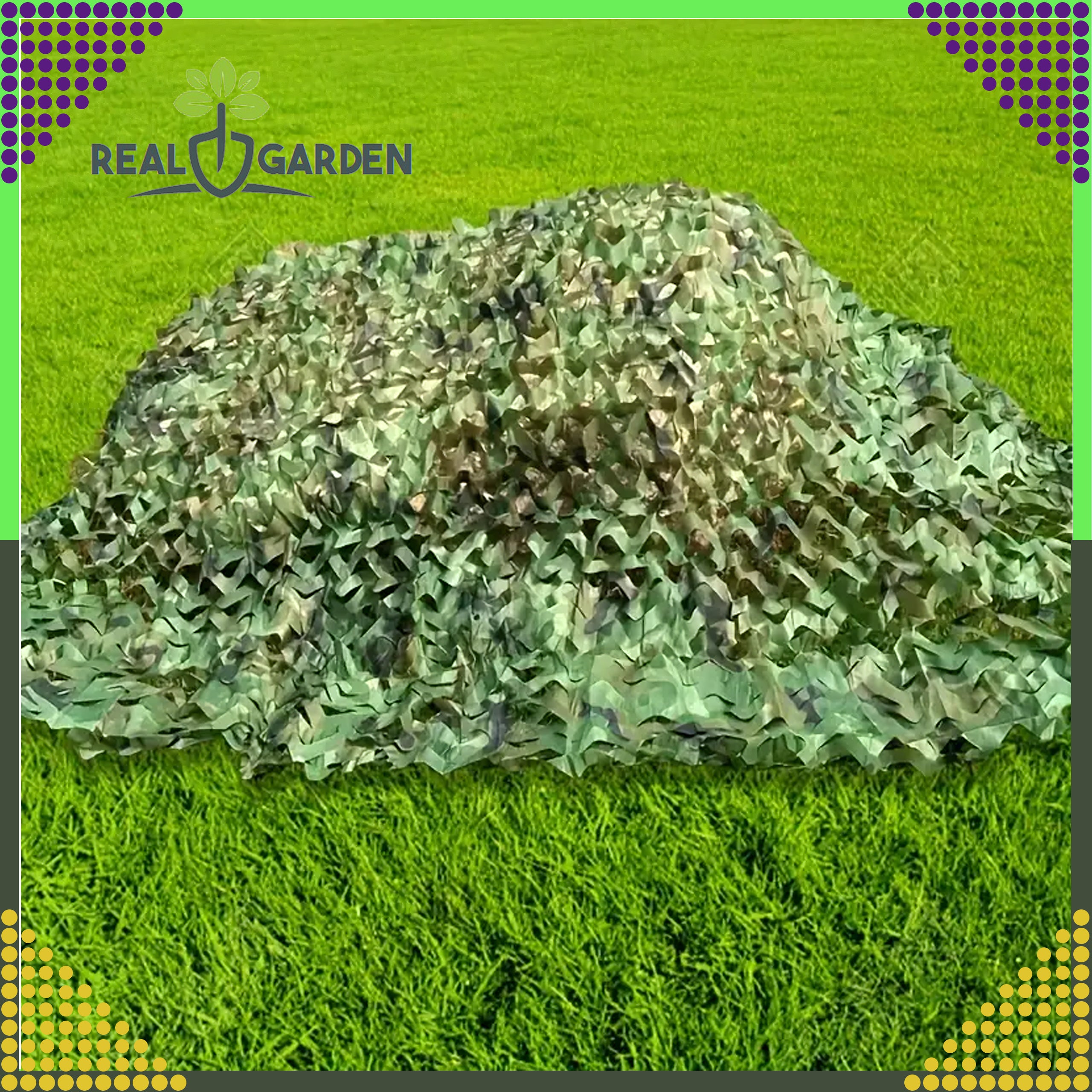 Military Camouflage Net 3x3m Garden Shade Cover