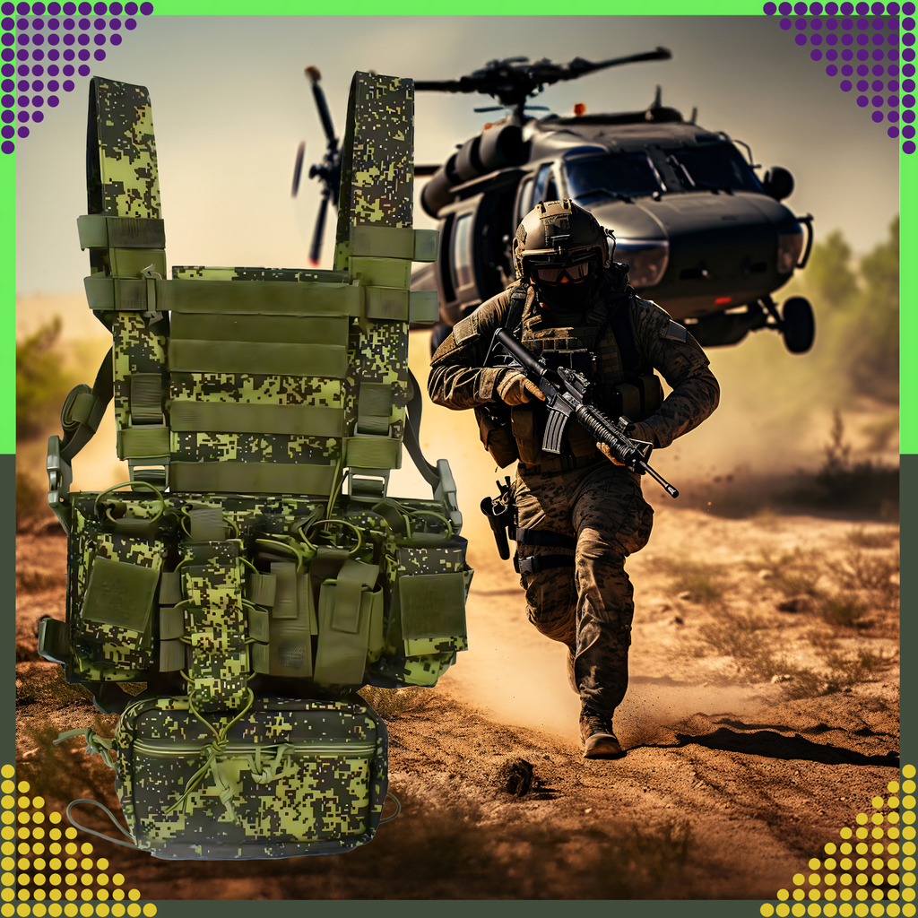 Tactical Military Protective Molle Vest Lightweight Airsoft Airsoft Dispenser