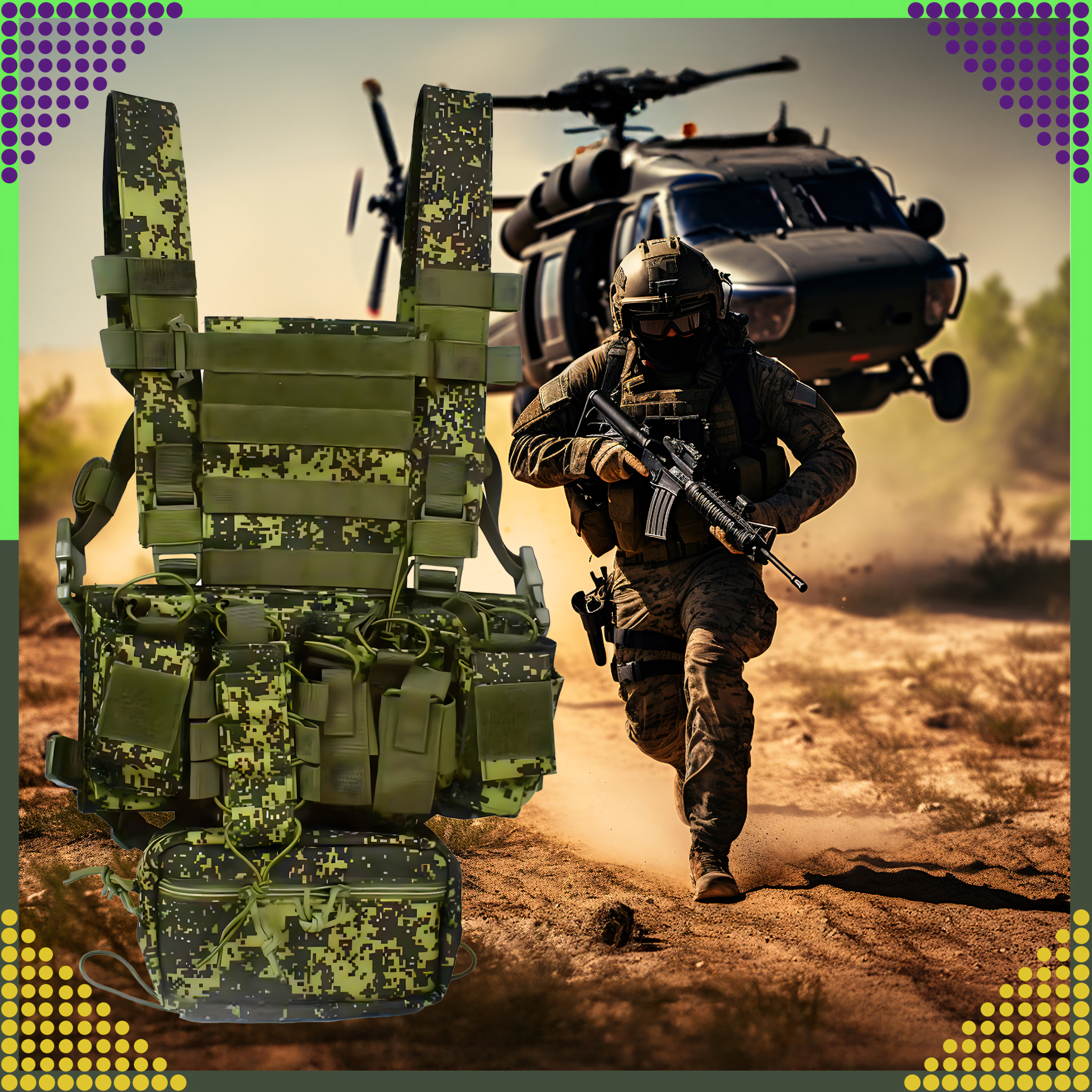 Tactical Military Protective Molle Vest Lightweight Airsoft Airsoft Dispenser